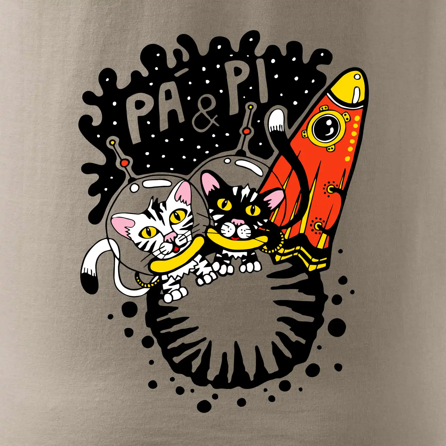 Pá a Pi z kočičí planety (Pecka Design)