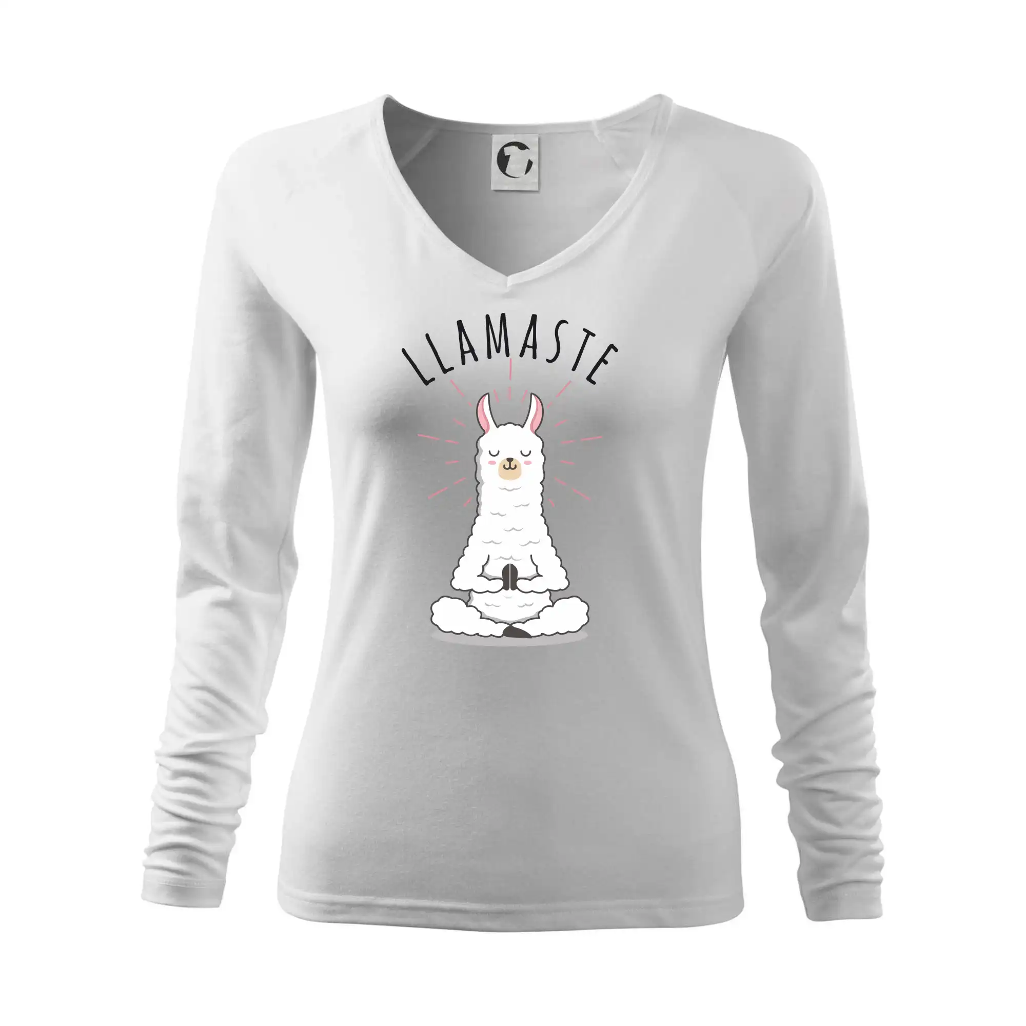 Tričká na jógu - Yoga Llamaste - Tričko dámske Elegance