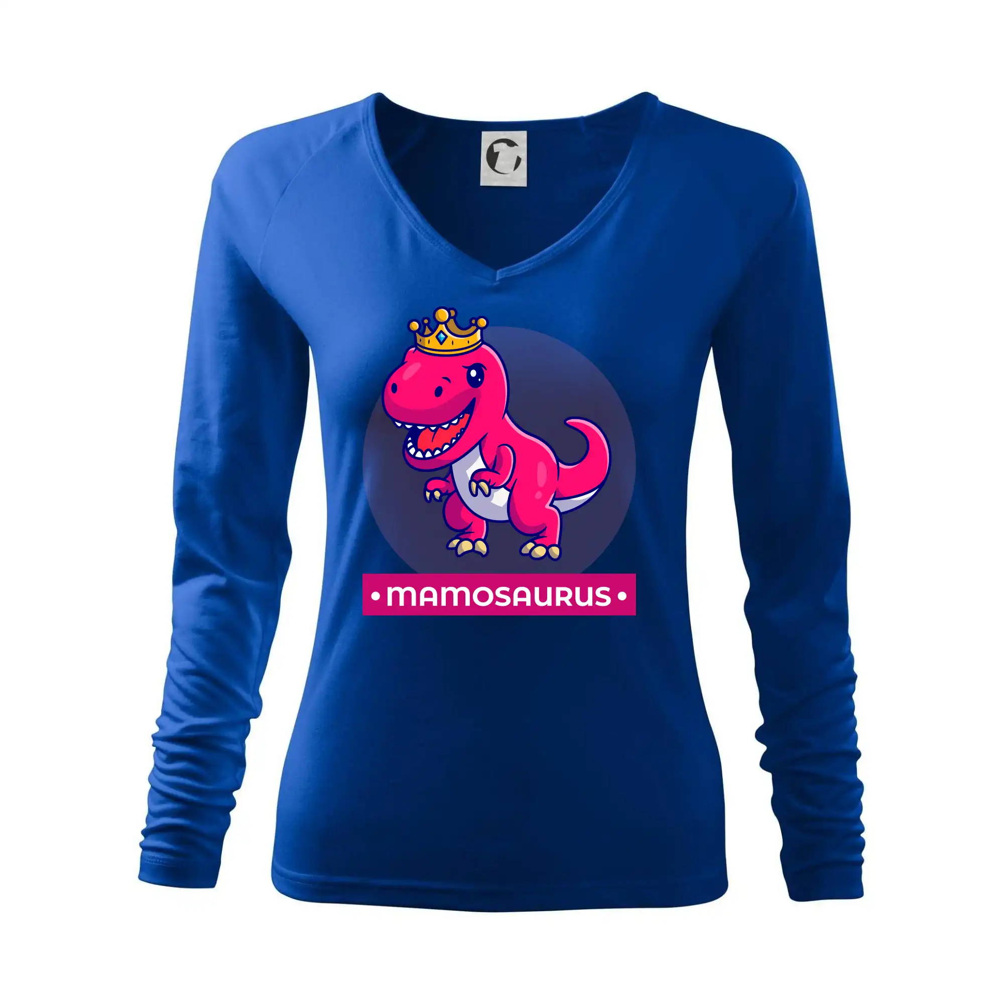 Tričká a mikiny pre mamičky - Dinosaurie rodina - mama - Tričko dámske Elegance