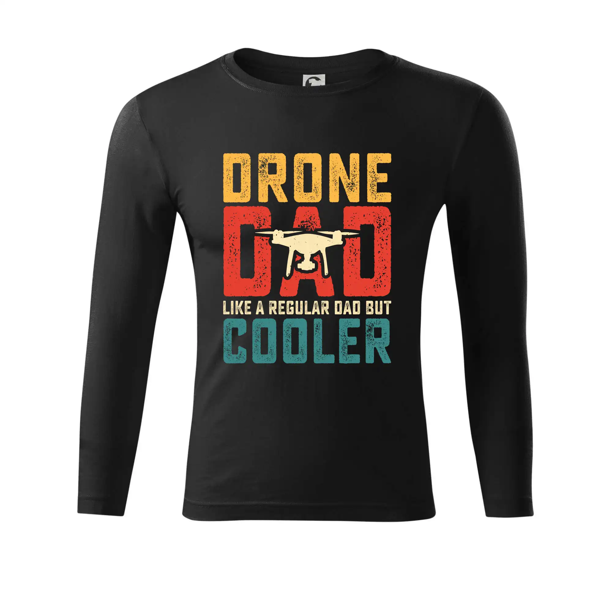 Tričká pre modelára - Drone Pilot dad like a regular dad but cooler - Tričko Progress s dlhým rukávom
