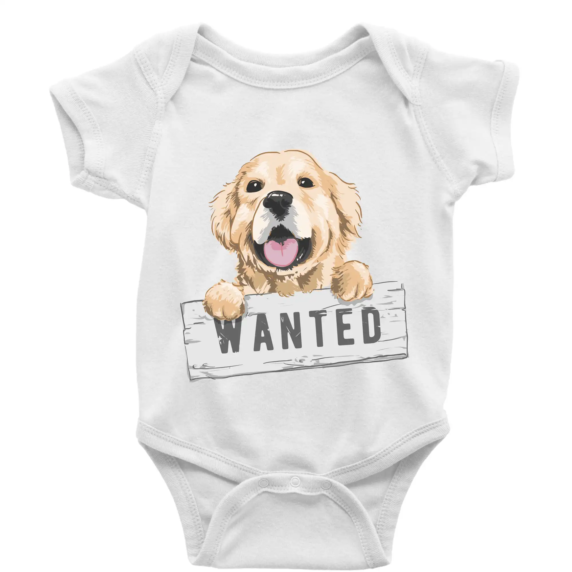 Labrador - Zlatý retriever - šteniatko wanted - Body dojčenské s krátkym rukávom