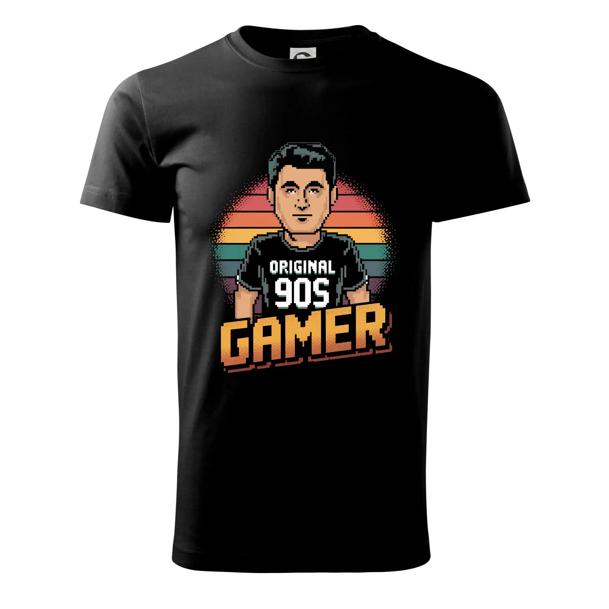 Grafické tričká - Original 90s gamer farebný - Pánske tričko nižšej gramáže