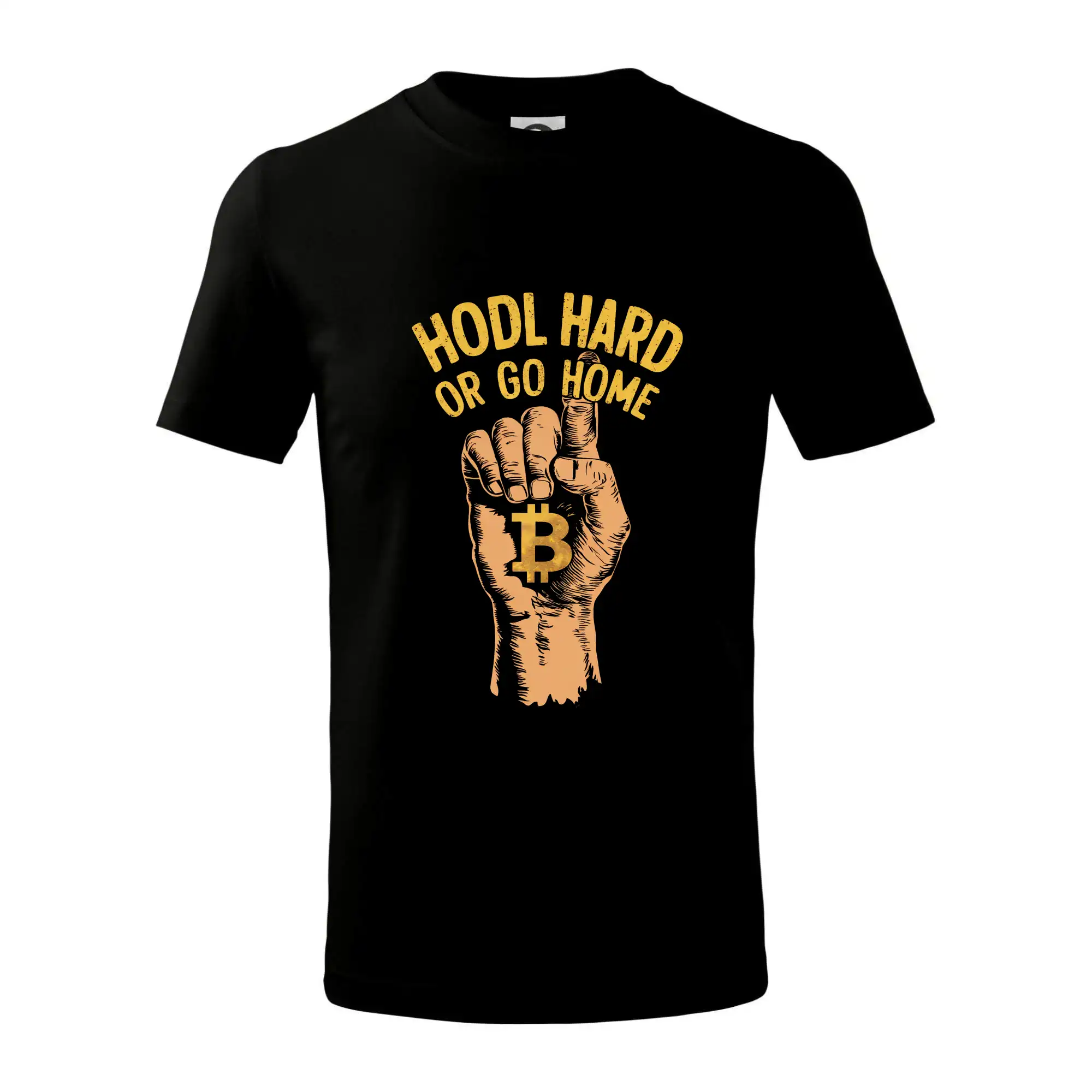 Ruka HODL Hard or Go Home - Tričko detské bavlnené