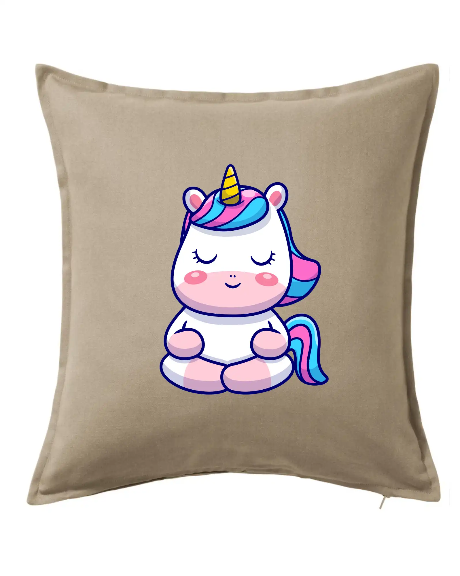 Tričká na jógu - Yoga jednorožec - relax - Vankúš 50x50