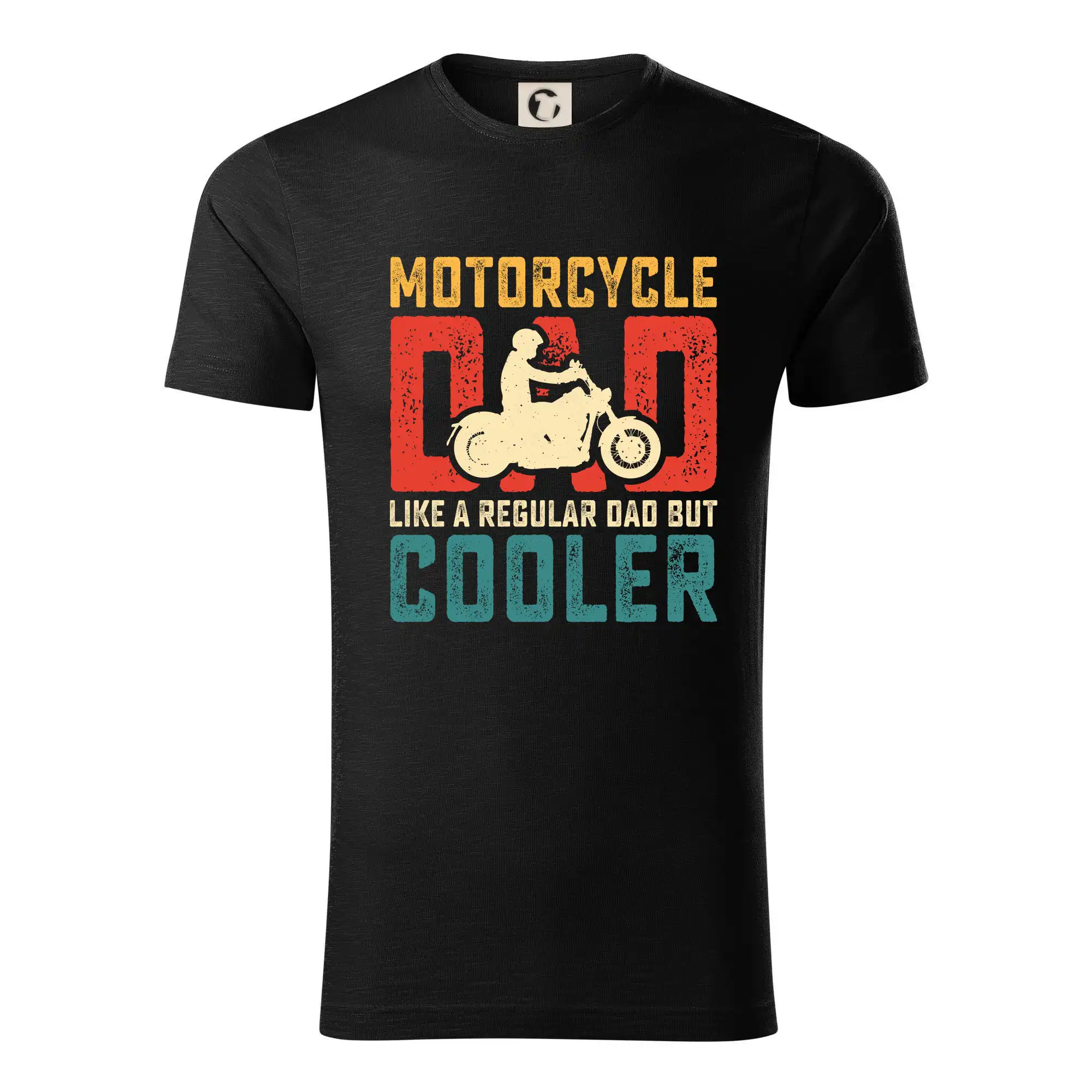 Motorcycle dad like a regular dad but cooler