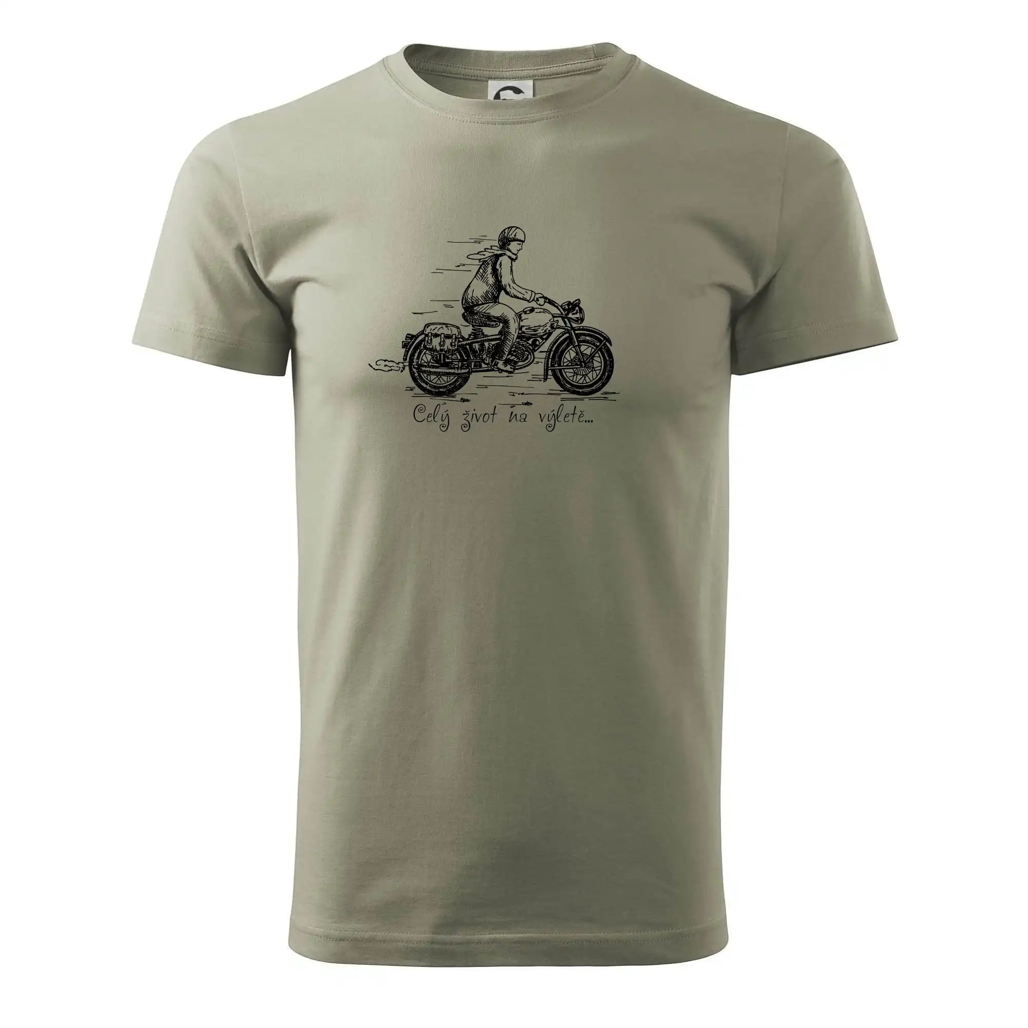 Chopper triko - Celý život na výletě - motorka - Pánske tričko nižšej gramáže
