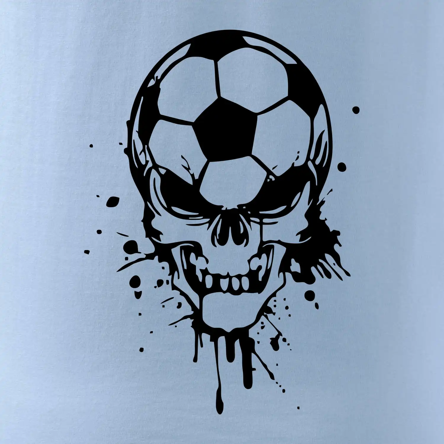Fotbal lebka splash
