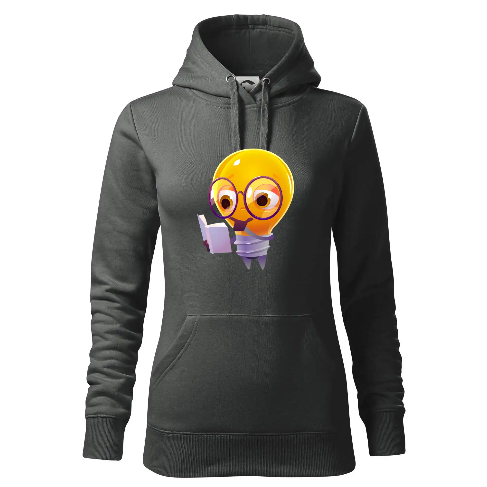 Žárovka přemýšlí nad knihou