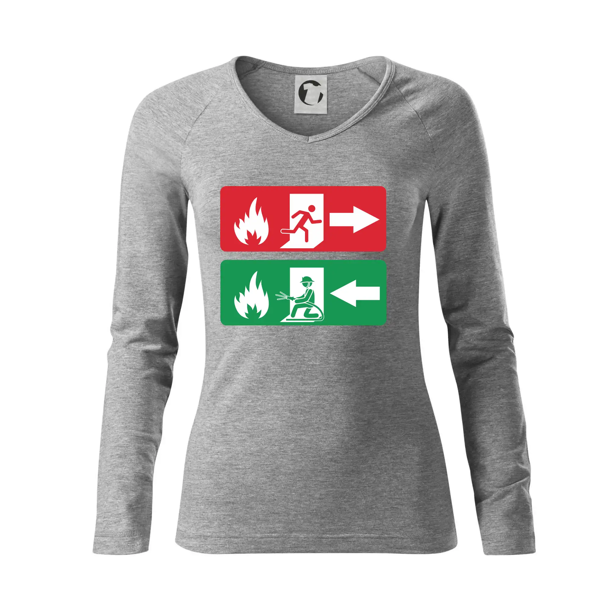 Lidé utíkají, hasiči přibíhají