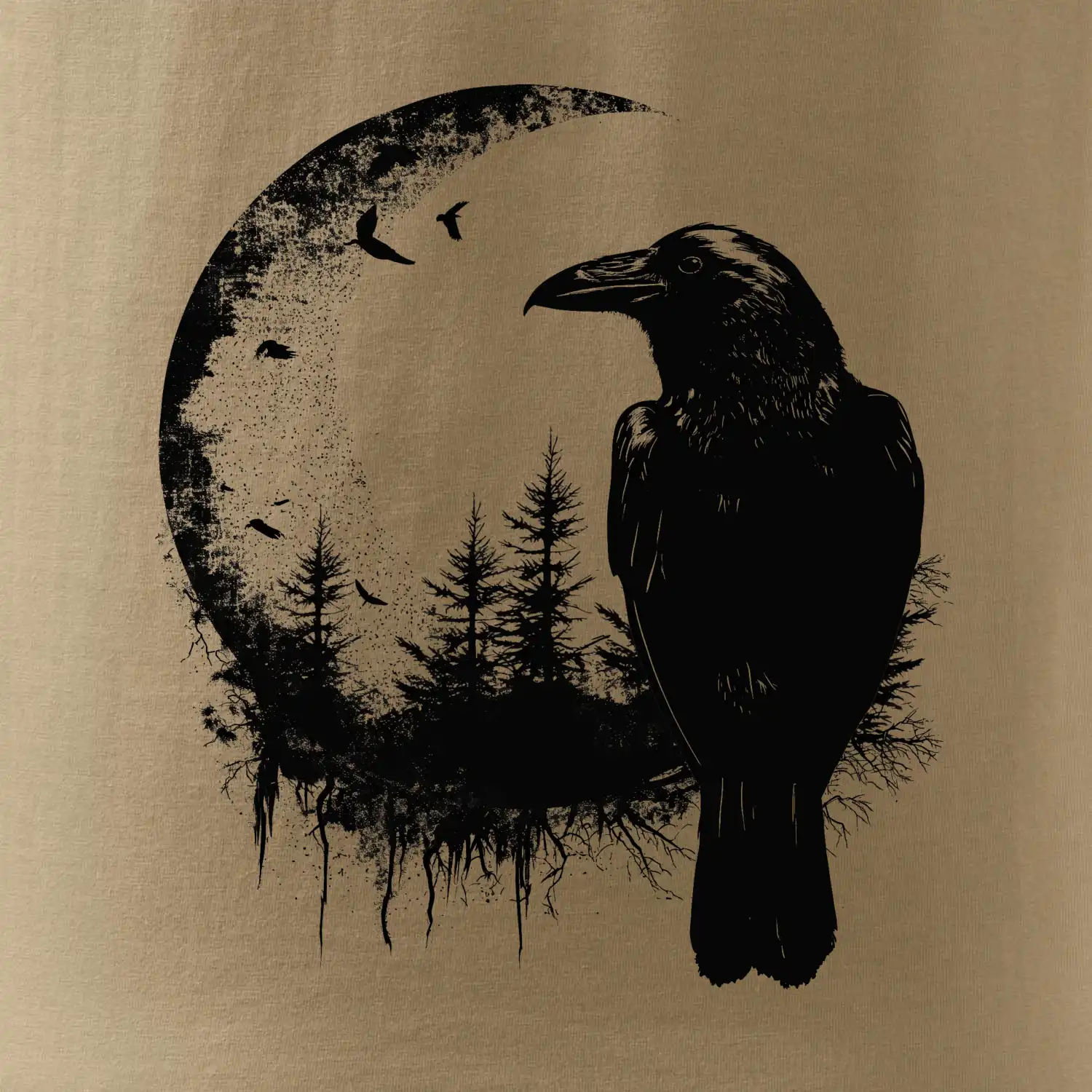 Vrána a měsíc