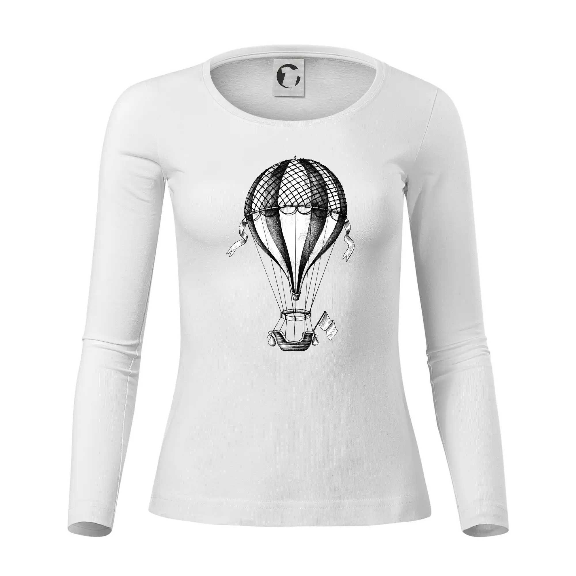 Horkovzdušný balón  kreslený