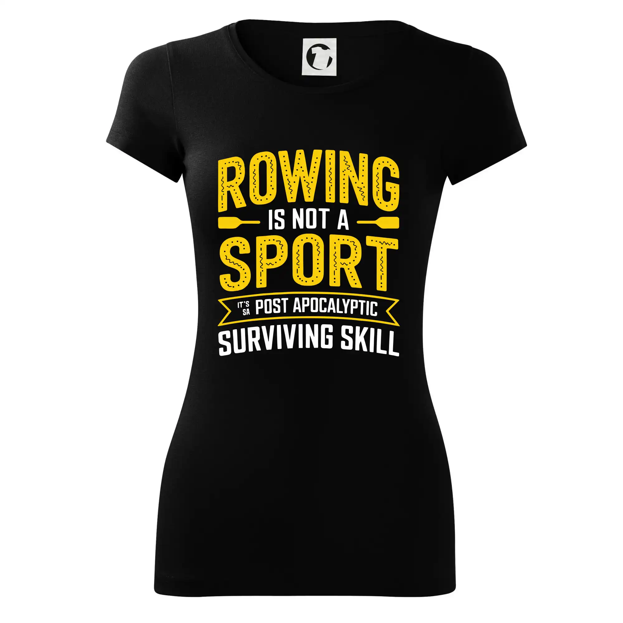 Vodácke tričká - Rowing is not a sport it's a post apocalyptic surviving skill - Dámske tričko Glance - Priliehavejší strih