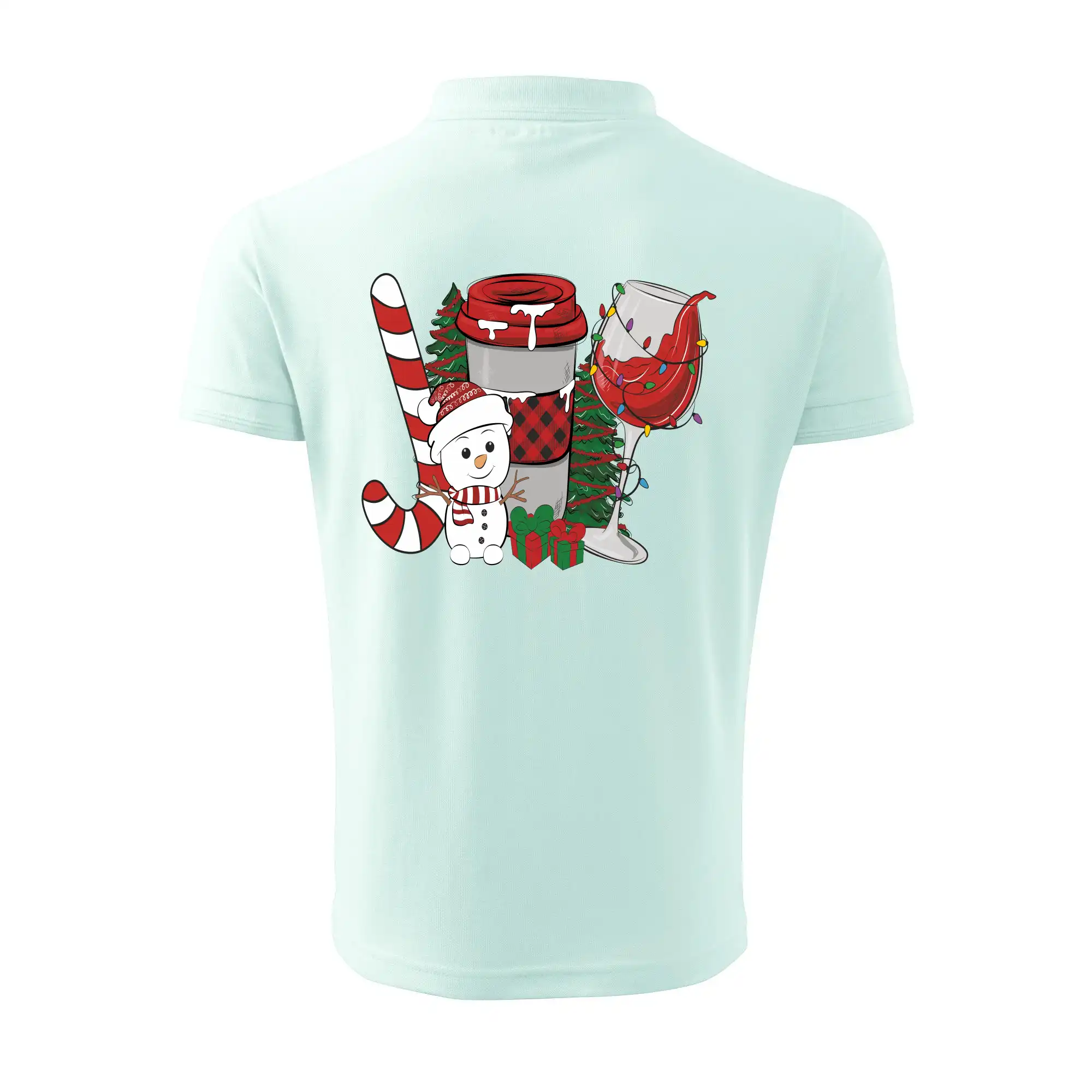 Vánoce, víno a sněhulák