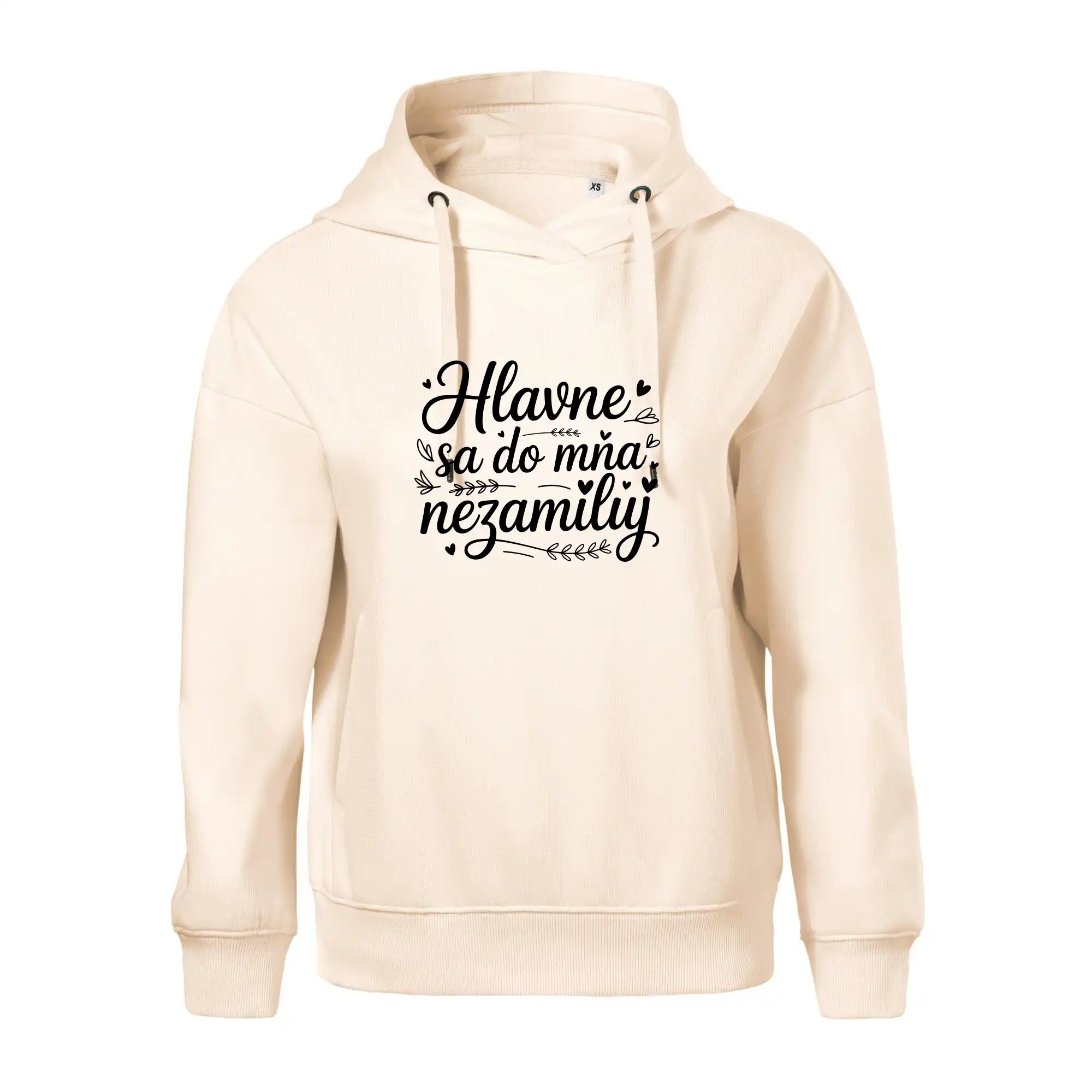 Hlavne sa do mňa nezamiluj - Pod sebou - Oversized mikina dámská Moon - kratšia + širšia
