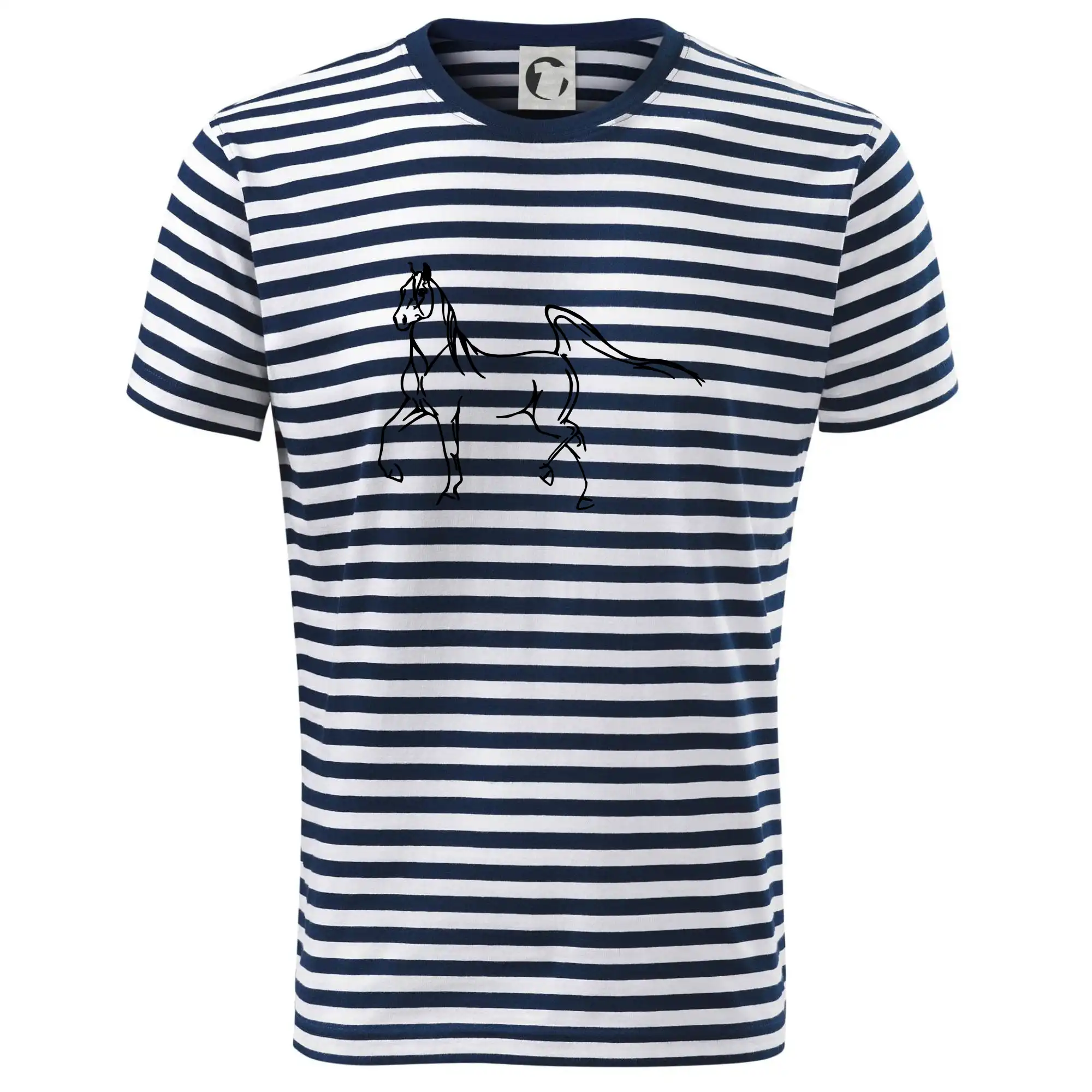 Tričká s koňmi - Kôň silueta - Tričko na vodu