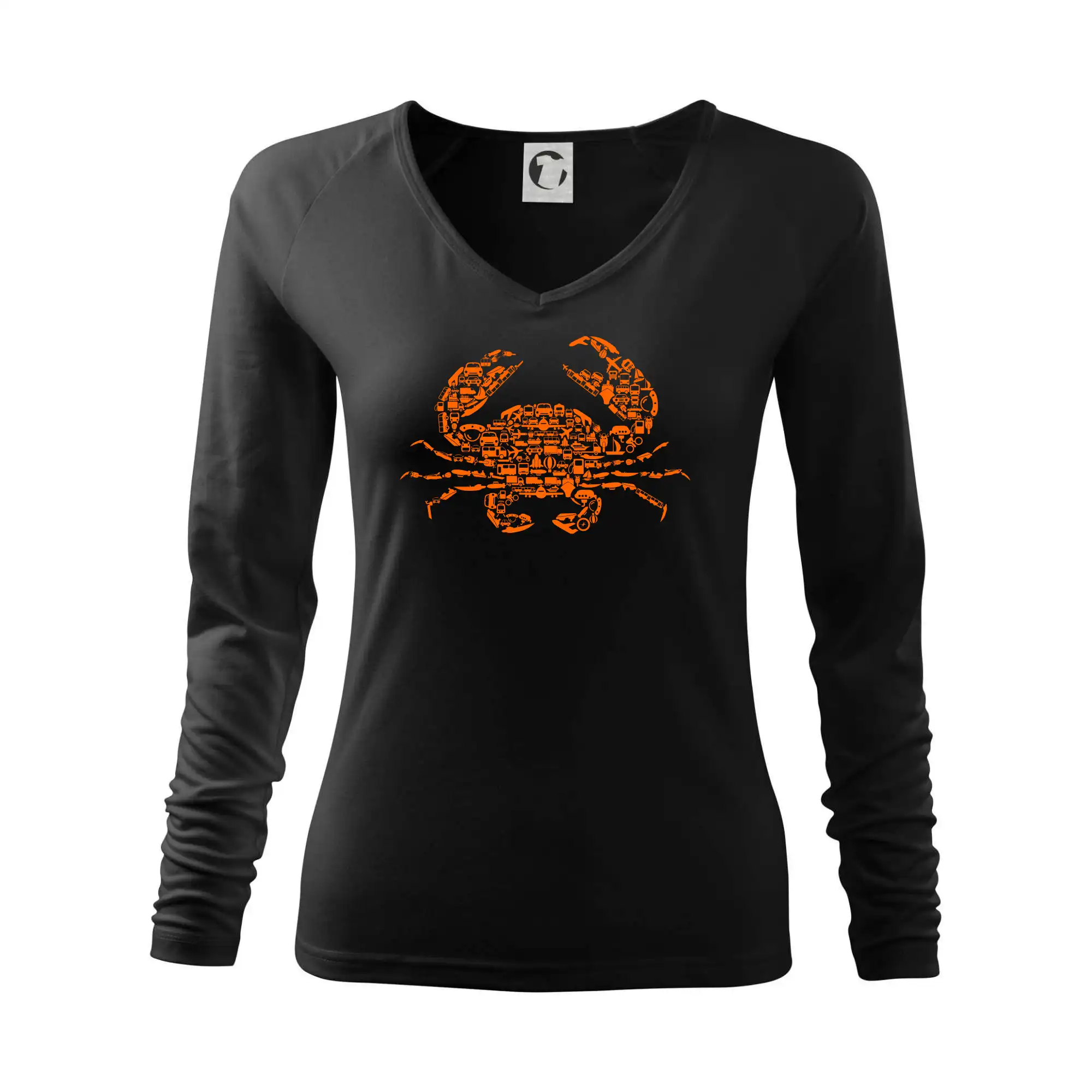 Grafické tričká - Crab - transport icons - Tričko dámske Elegance