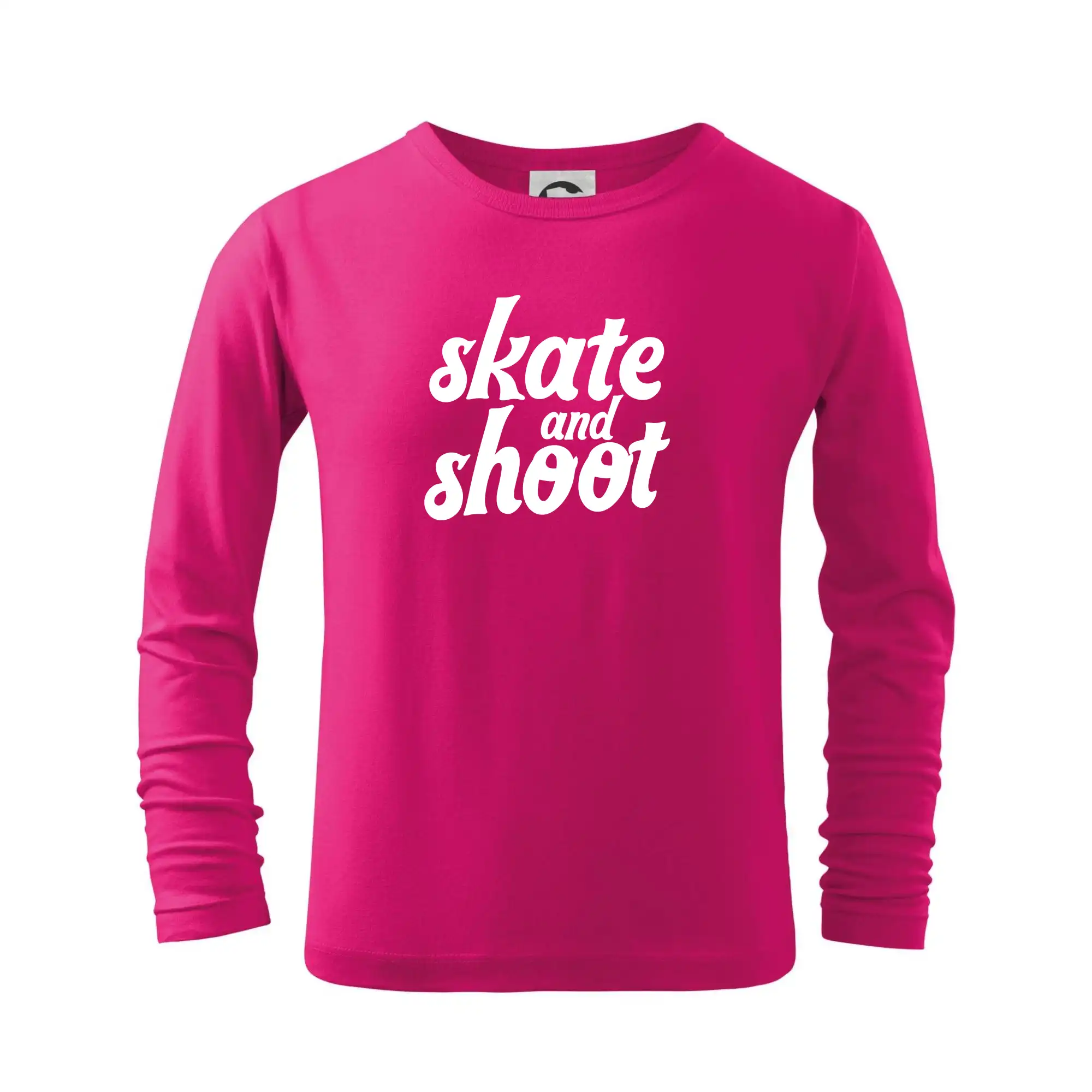 Lyže a Snowboard - Biatlon skate and shoot - Tričko detské Long Sleeve