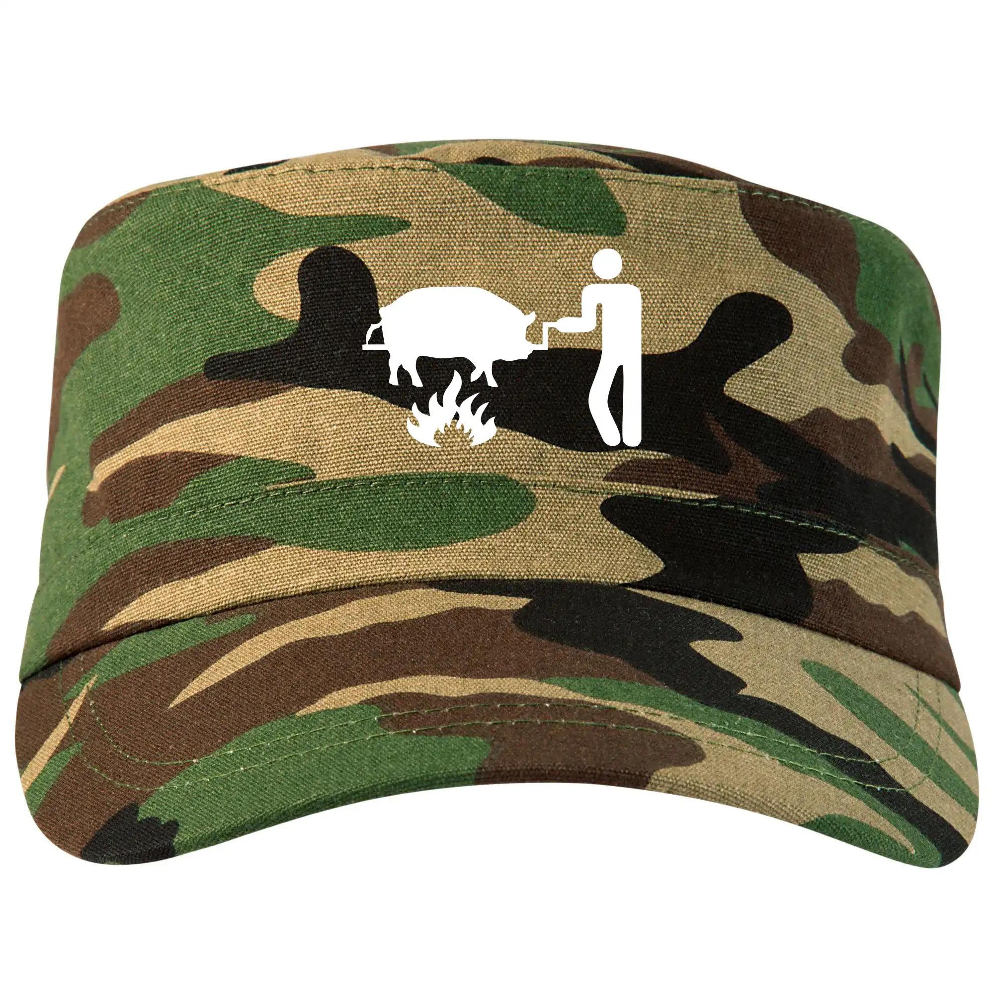 Tričká a zástery na grilovanie - Grilovanie - Prasa - Šiltovka CAMO