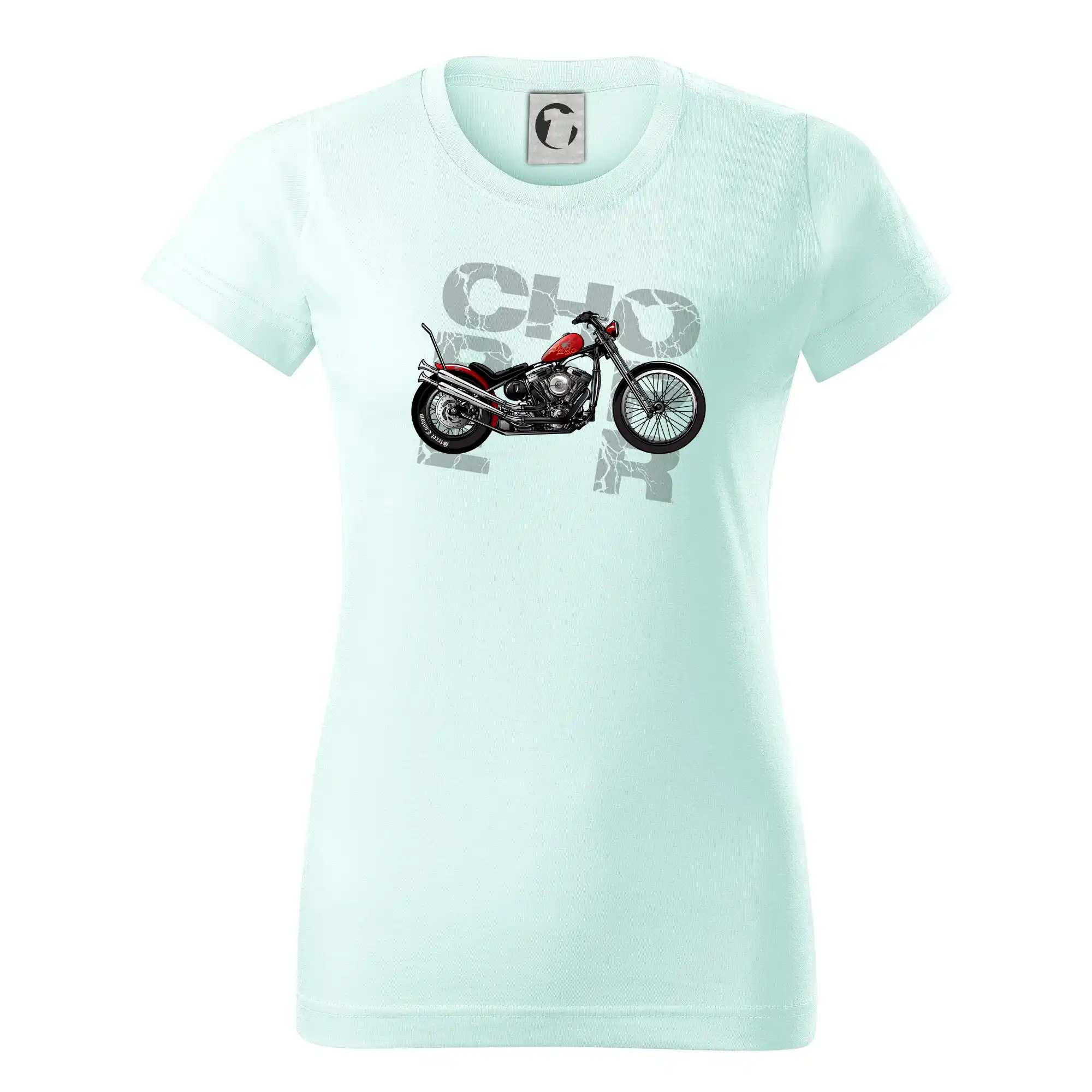 Chopper triko - Chopper 004 - Dámske tričko basic - ľahko voľnejšie a dlhšie