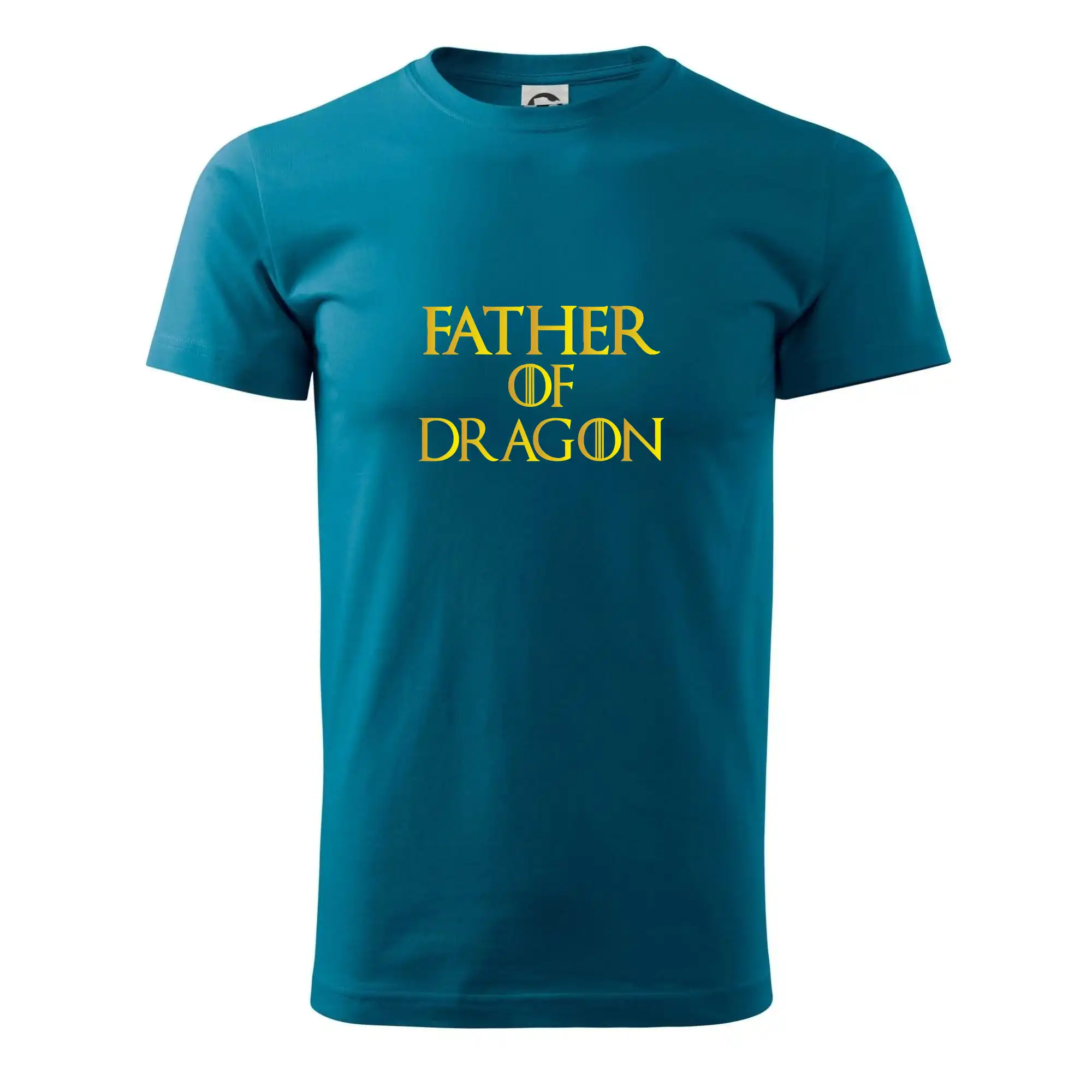 Najlepší darček pre otecka ku dňu otcov - Father of Dragon - Zlatá - Pánske tričko nižšej gramáže