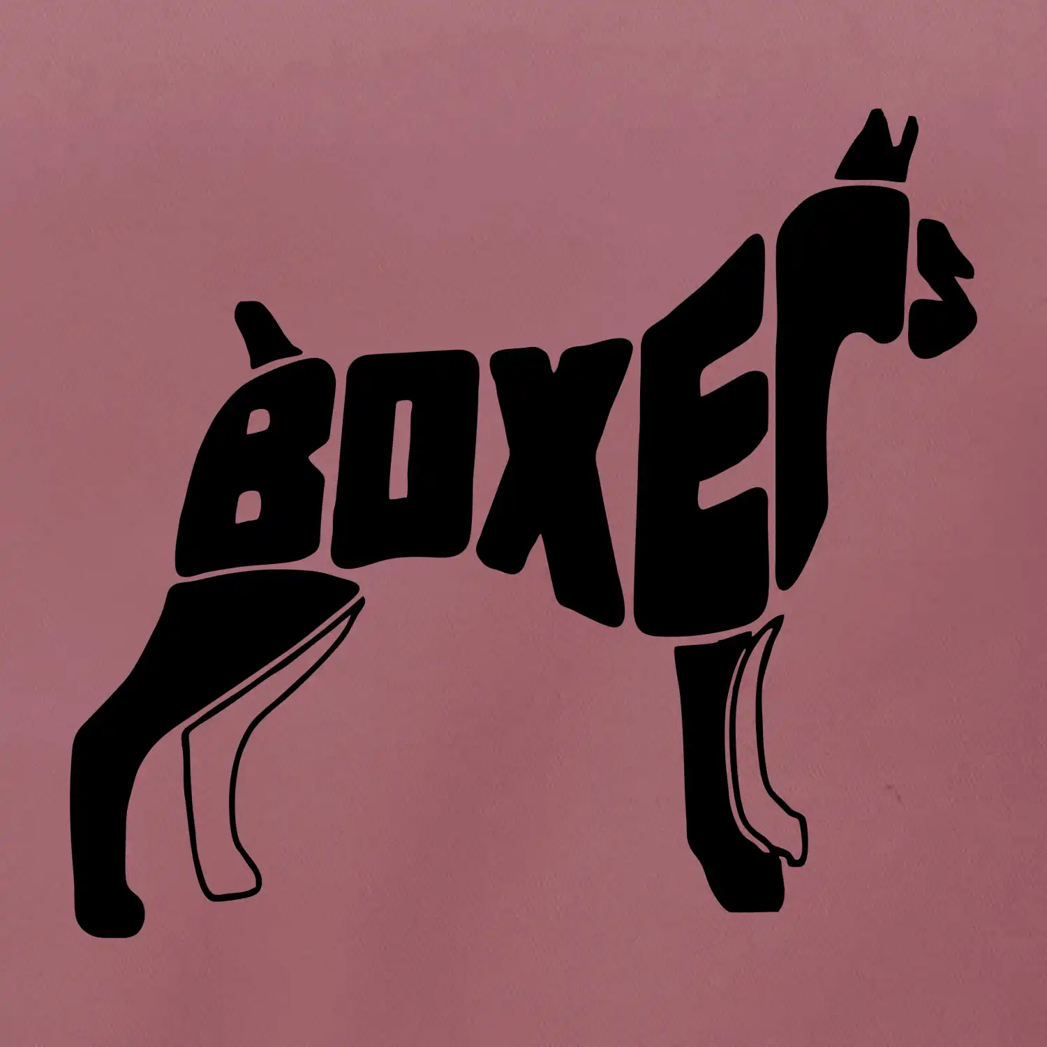 Boxer nápis v těle