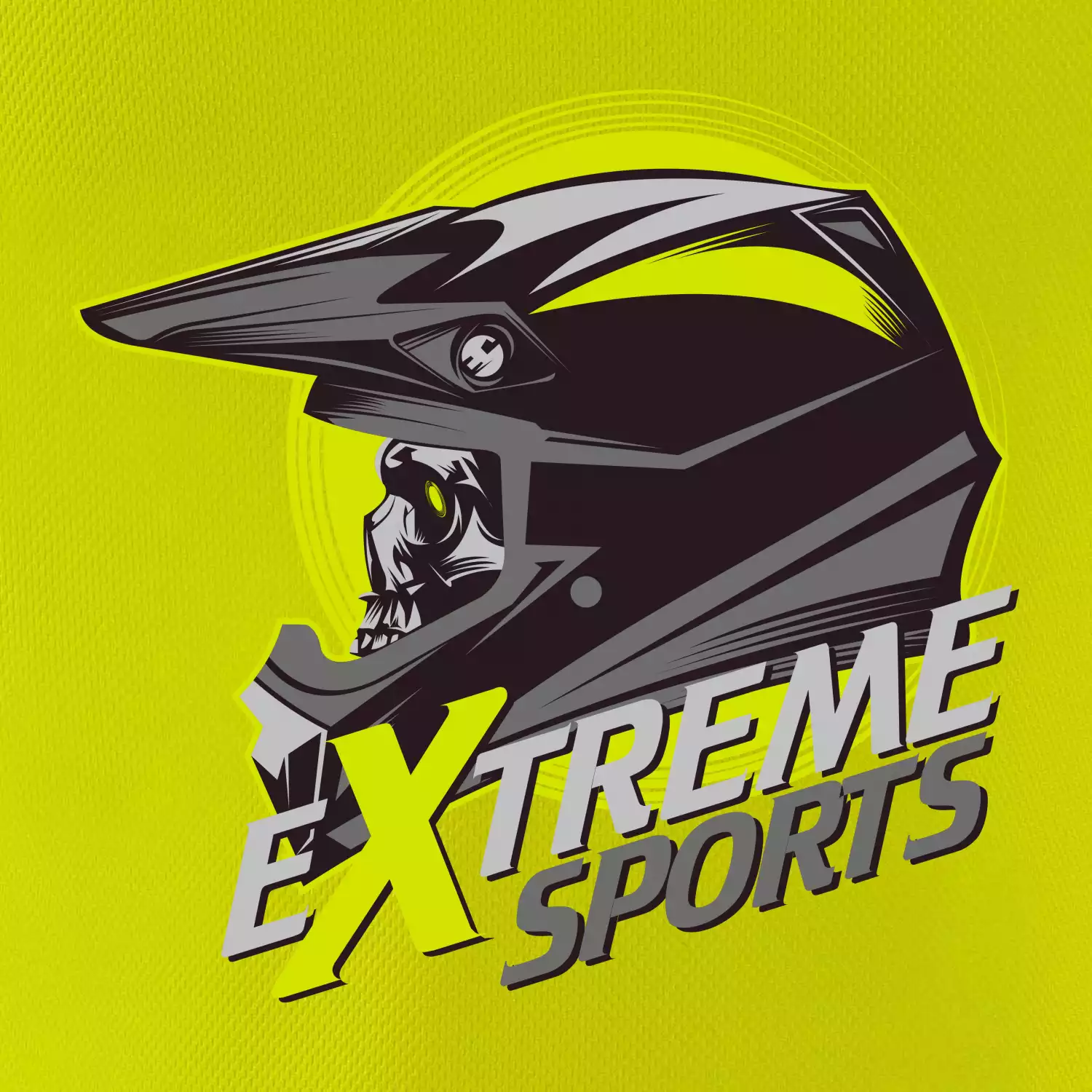 Motocross extreme sports helma
