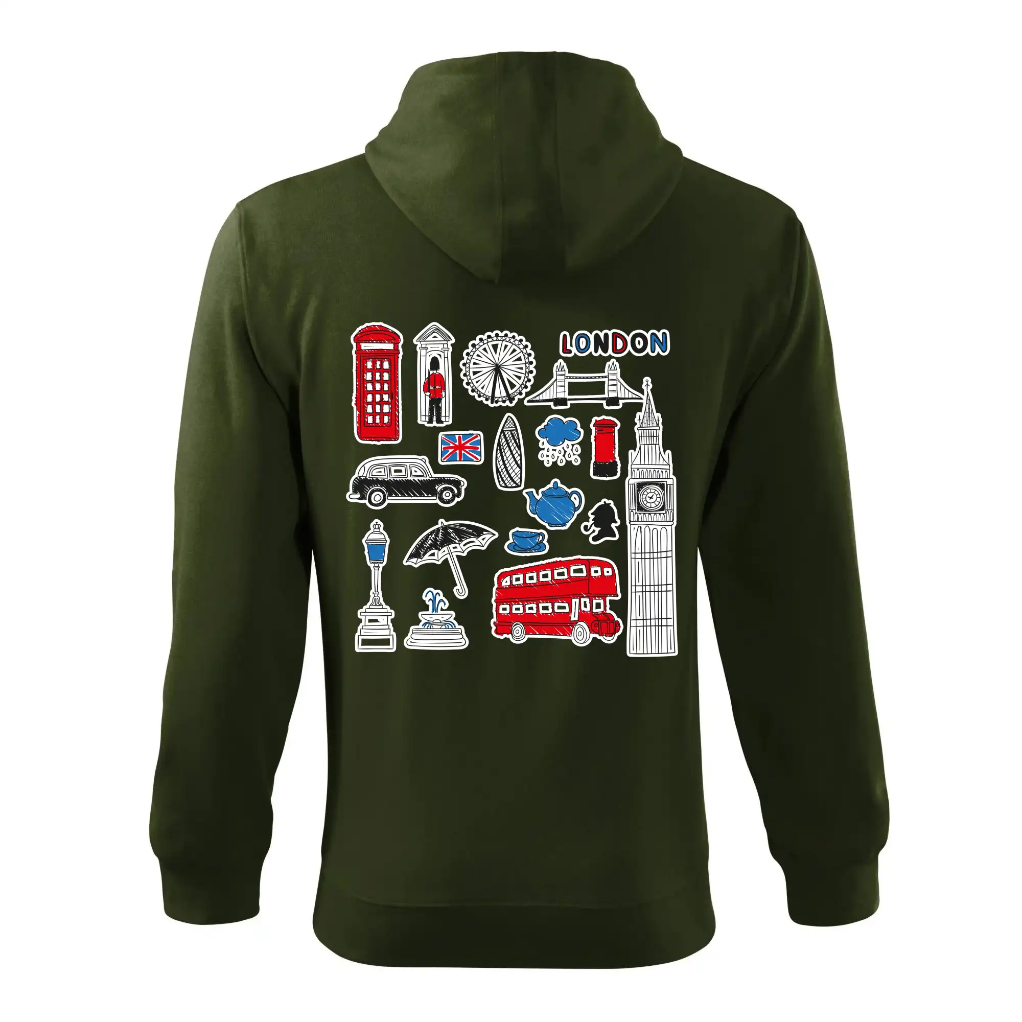 Velká Británie - kreslené ikonky