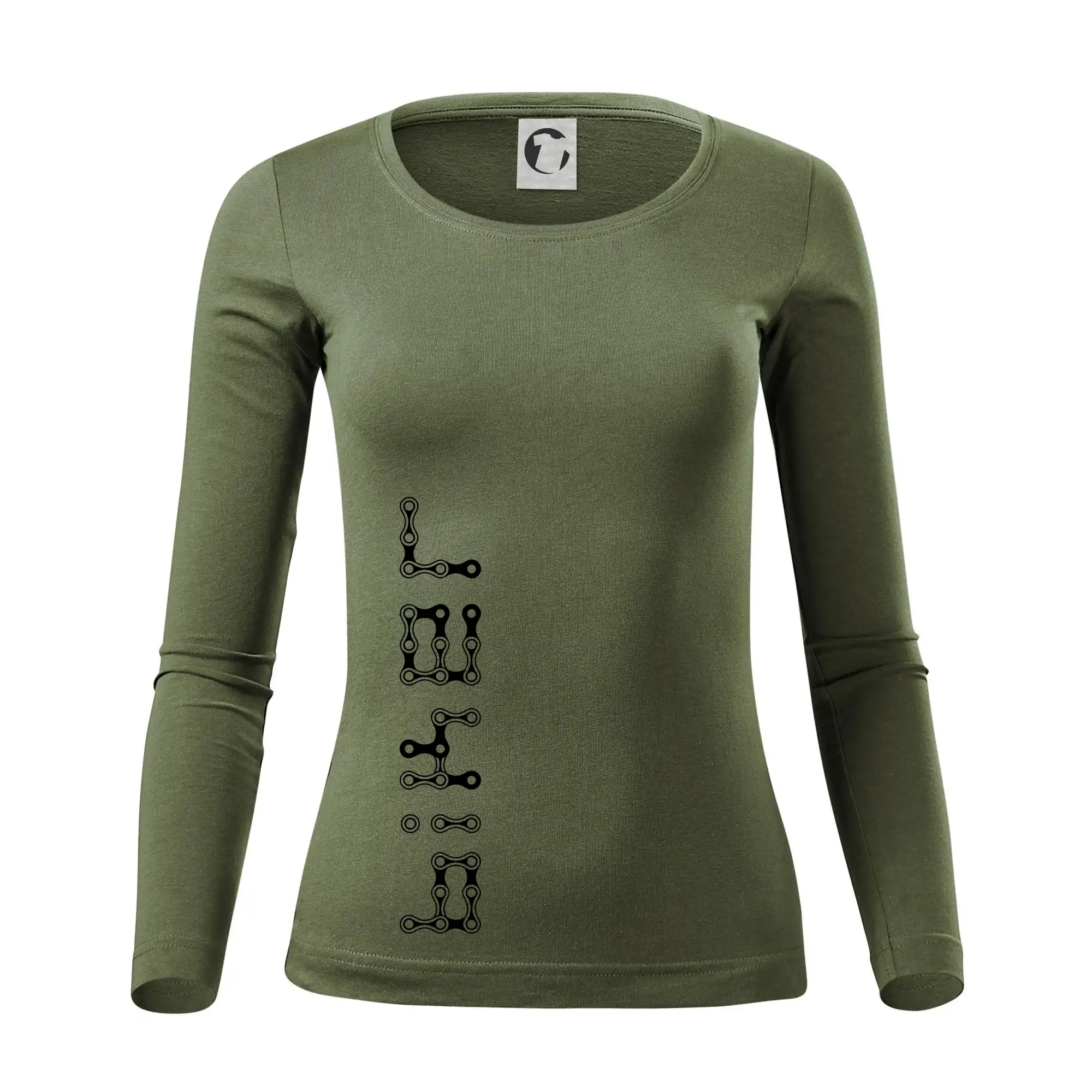 Biker nápis na výšku řetěz