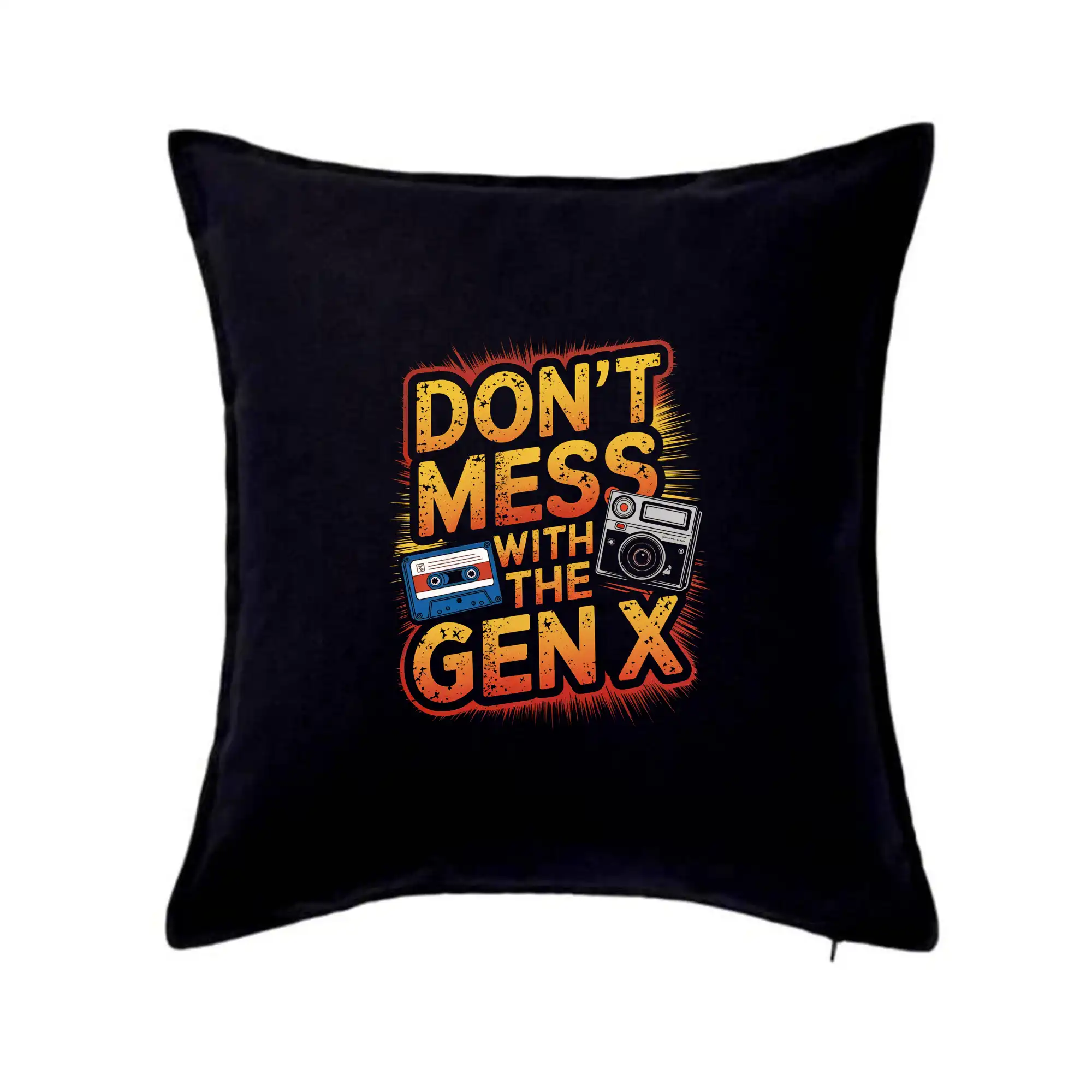 Tričká s motívmi ktoré frčia na internete - Generace X (Gen X) - Dont mess with the GEN X - Vankúš 50x50