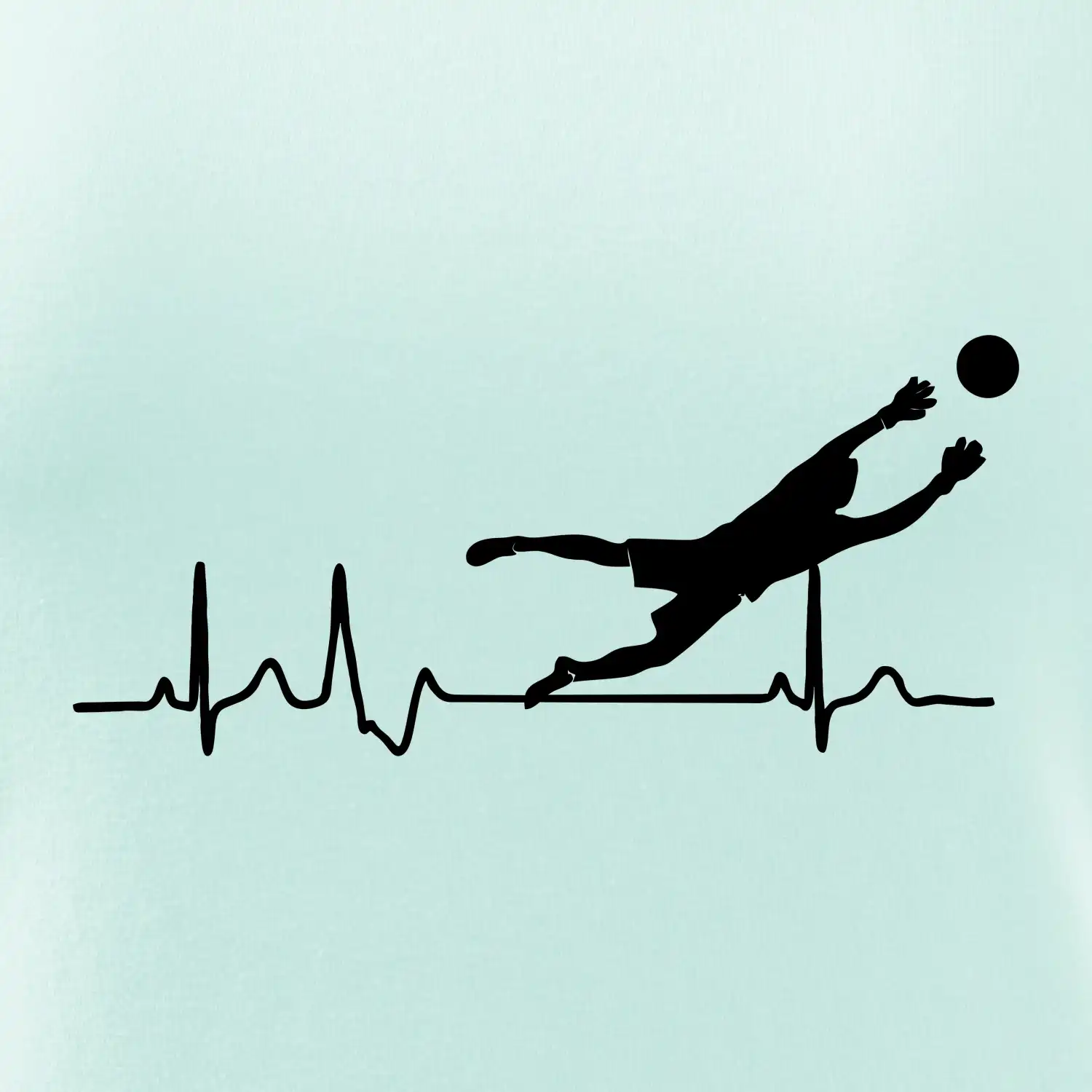 Ekg fotbal brankář