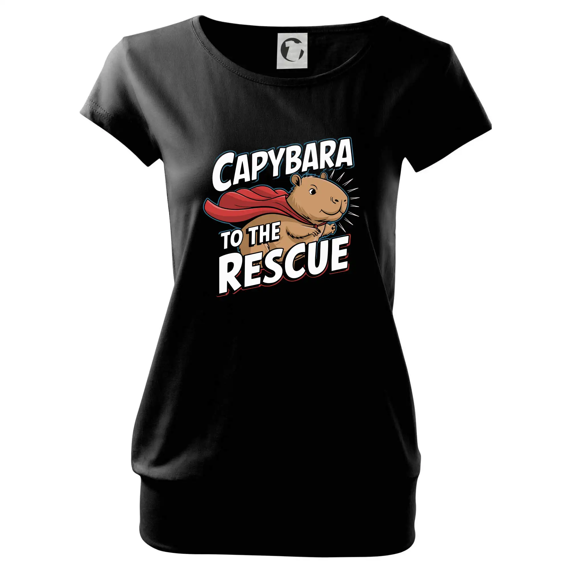 Tričká so zvieratami - Capybara to the Rescue - Voľné tričko city