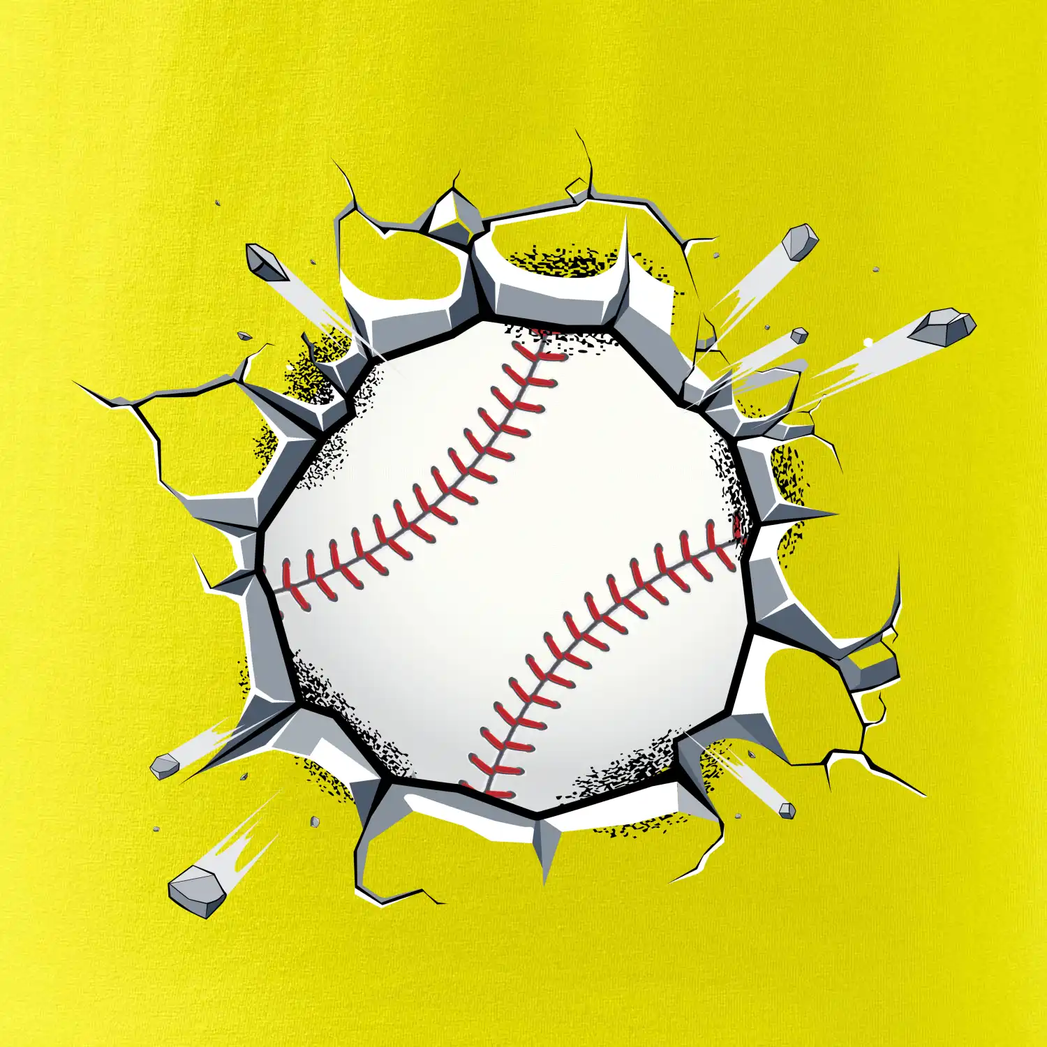 Baseball míč v triku