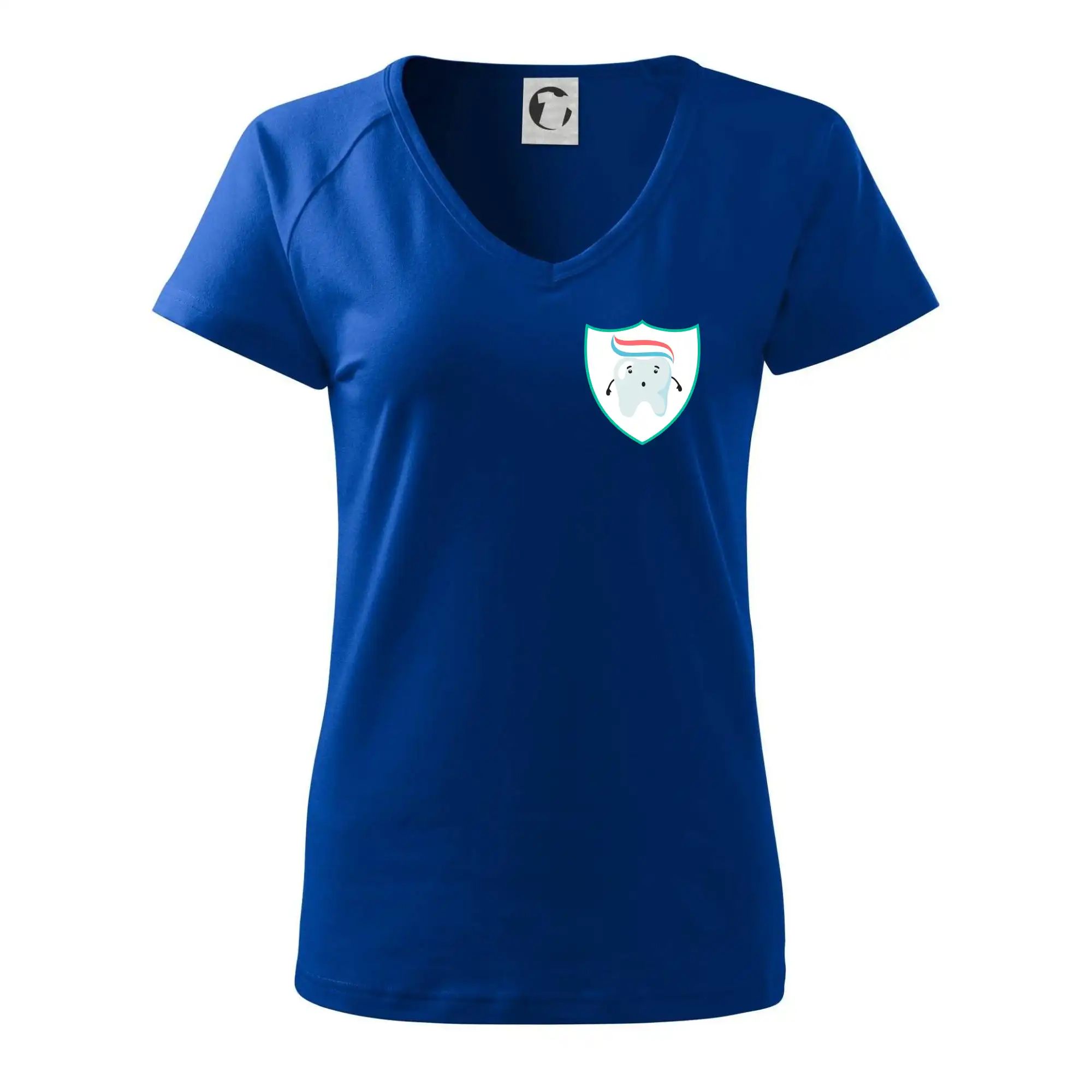 Zoubek na prsu - zubní pasta