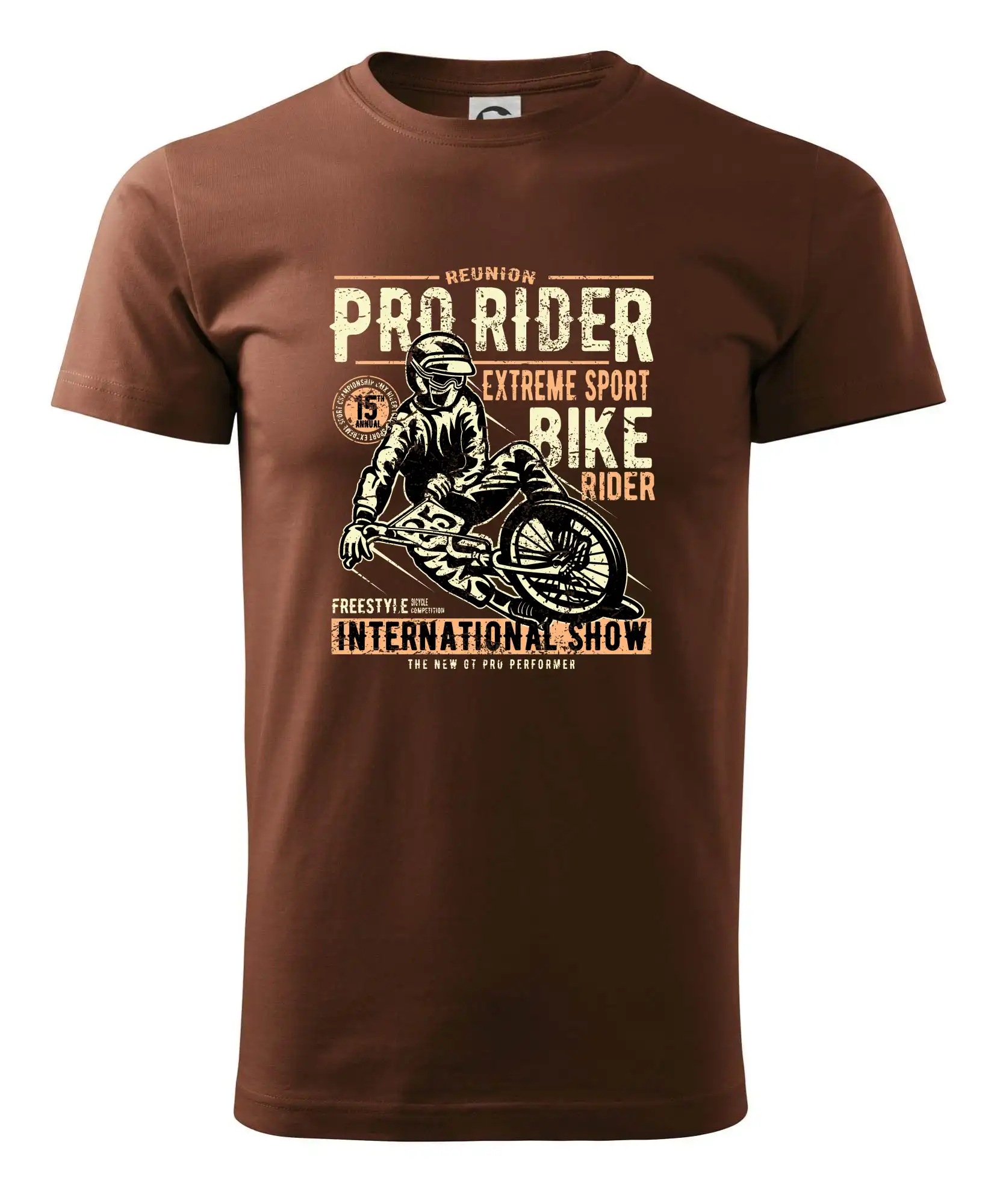 Tričko ako darček pre cyklistu - Pro Rider - Pánske tričko nižšej gramáže