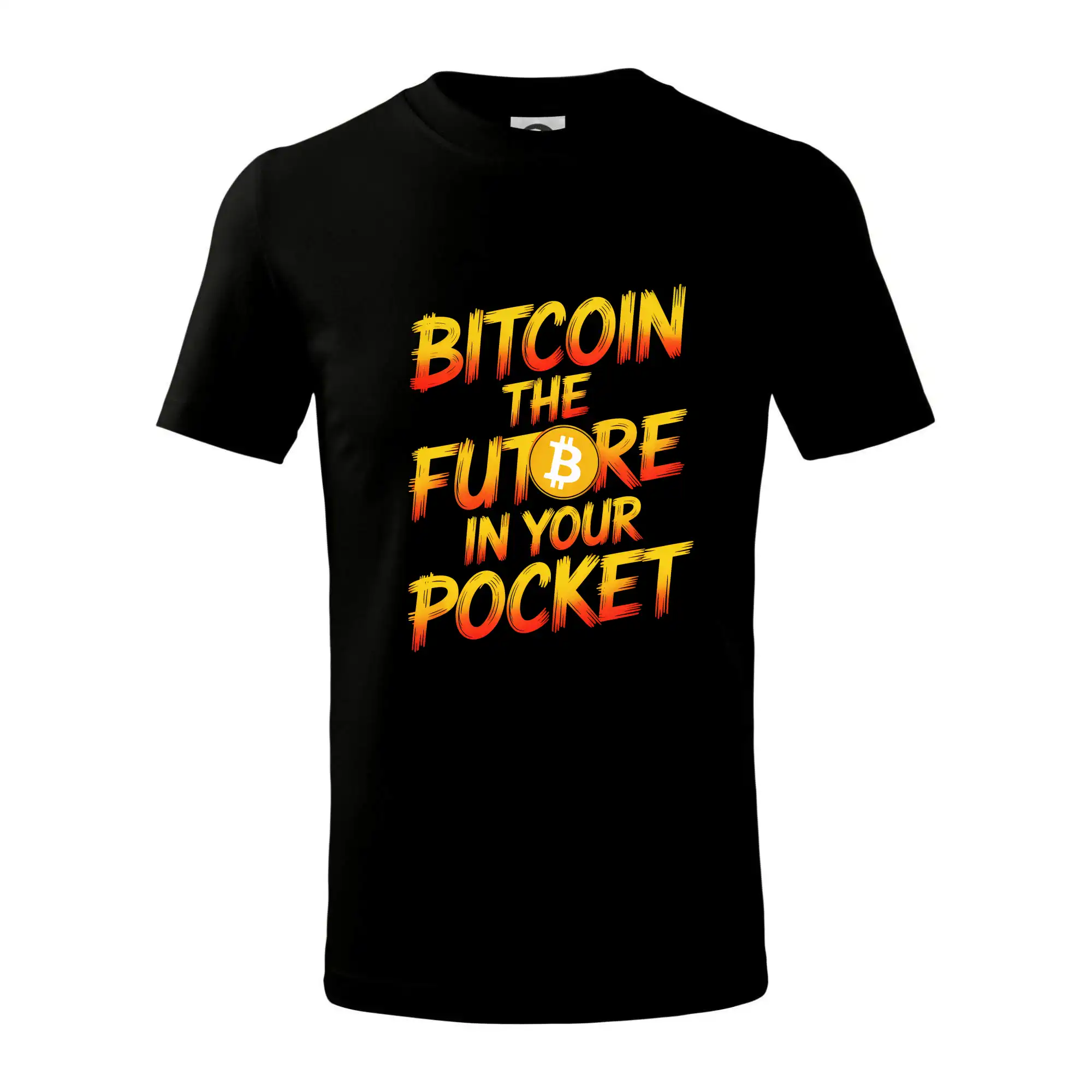 Bitcoin the future in your pocket - Tričko detské bavlnené