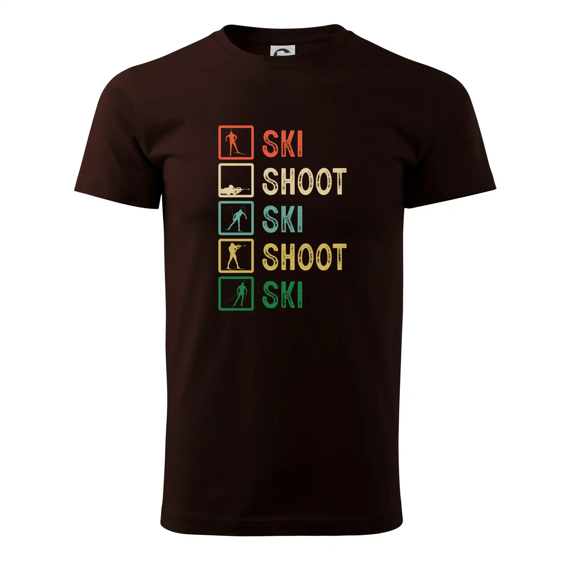 Lyže a Snowboard - Biatlon ski shoot ski - Pánske tričko nižšej gramáže