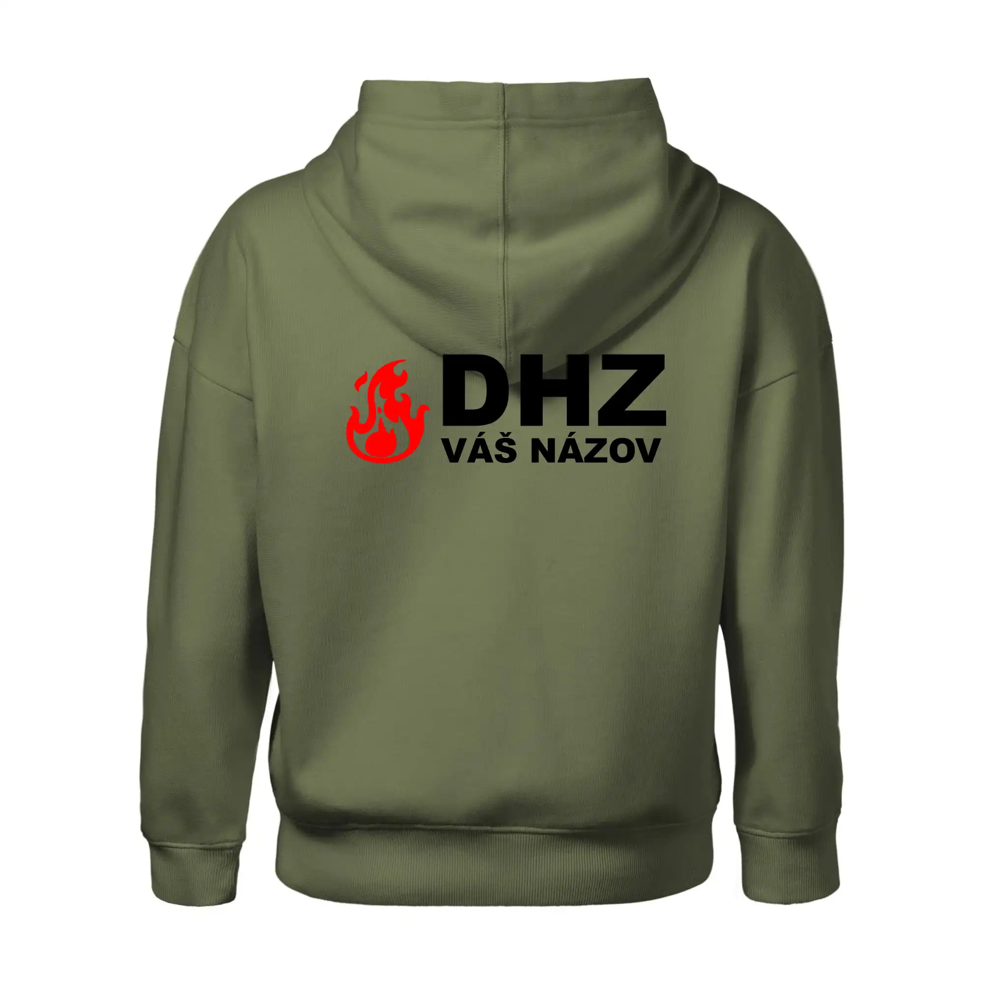 DHZ (oheň, firesport, názov sboru - vlastný nápis)