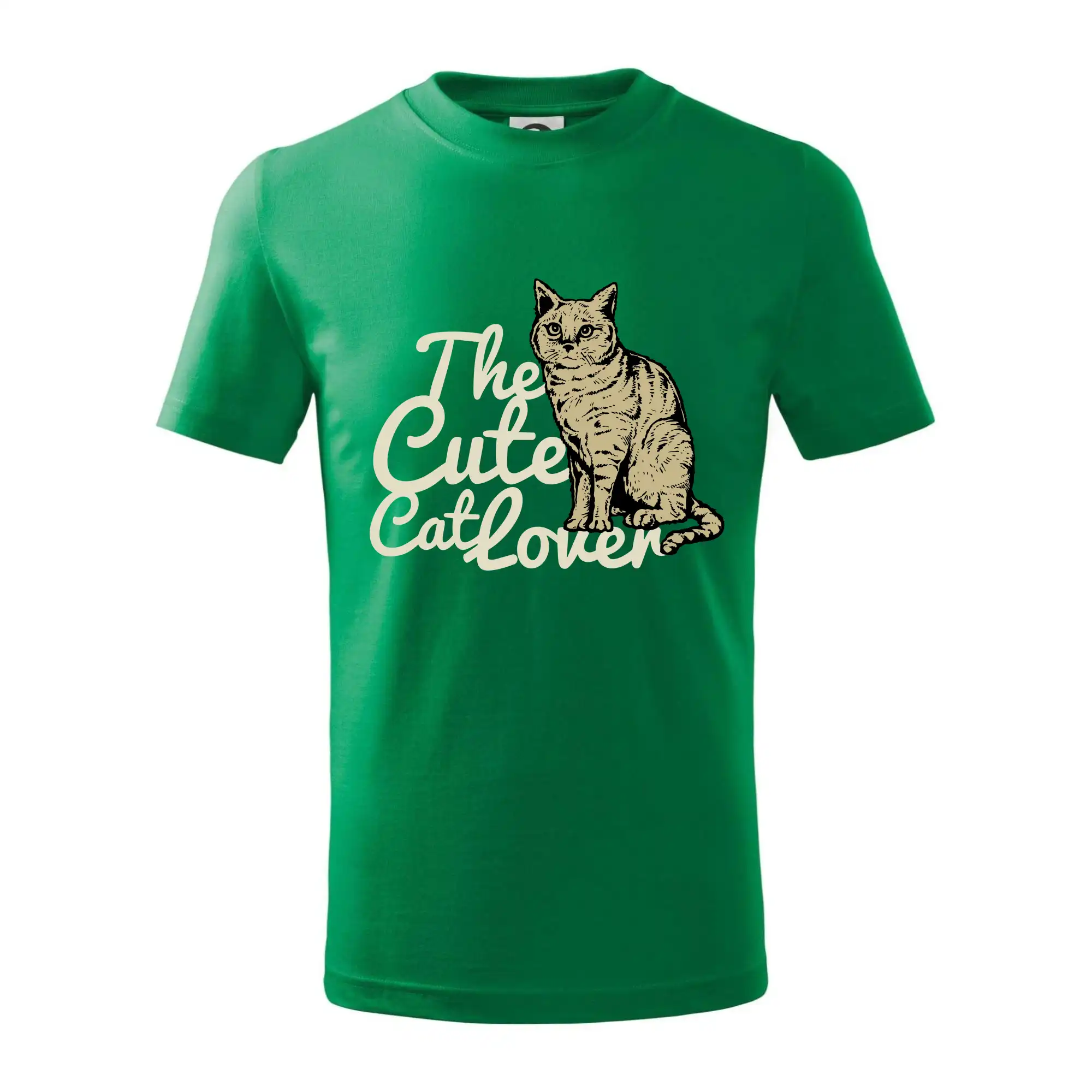 Vtipná tričká s mačkou - The cute cat lover - Tričko detské bavlnené