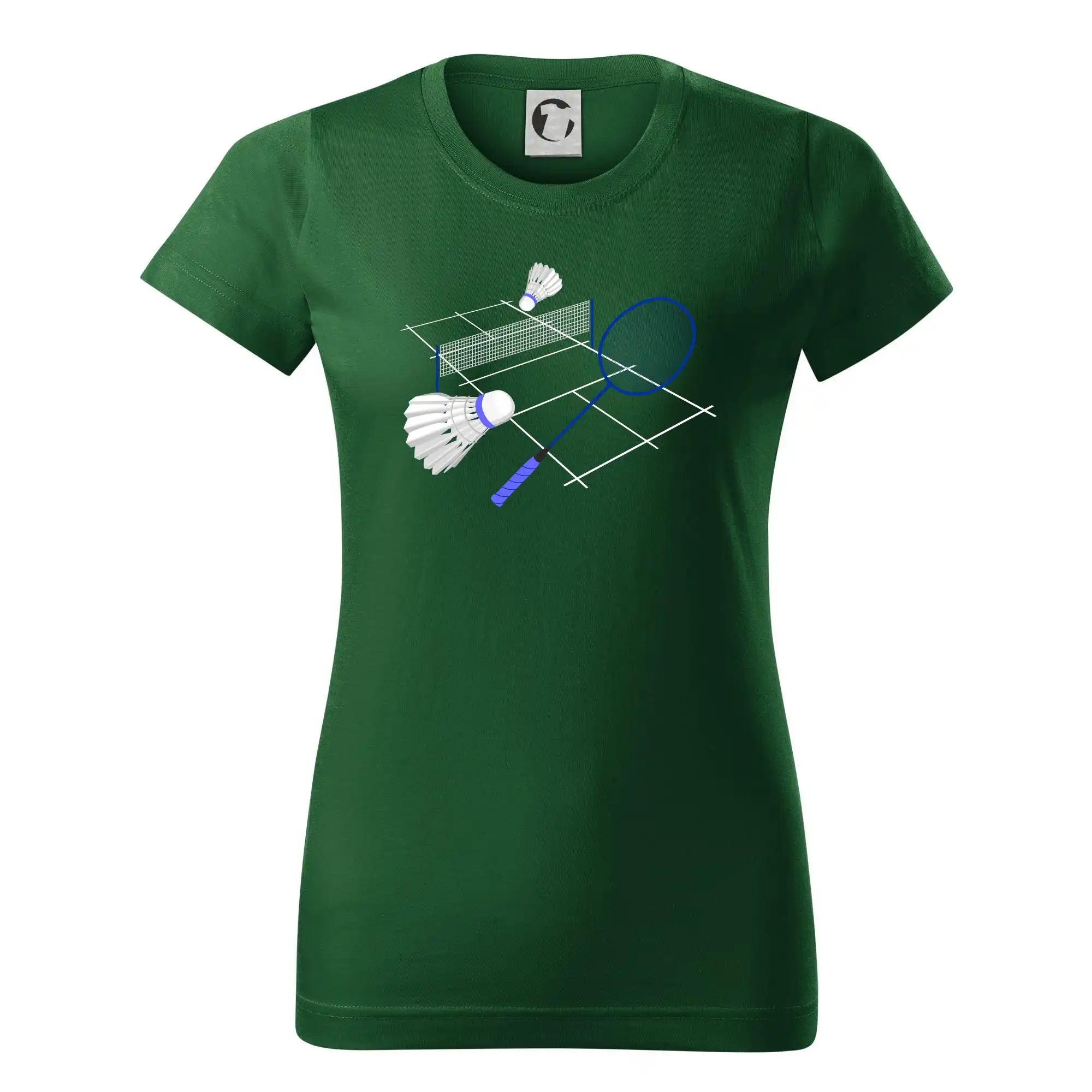 Tričká na bedminton - Bedminton - ihrisko - Dámske tričko basic - ľahko voľnejšie a dlhšie
