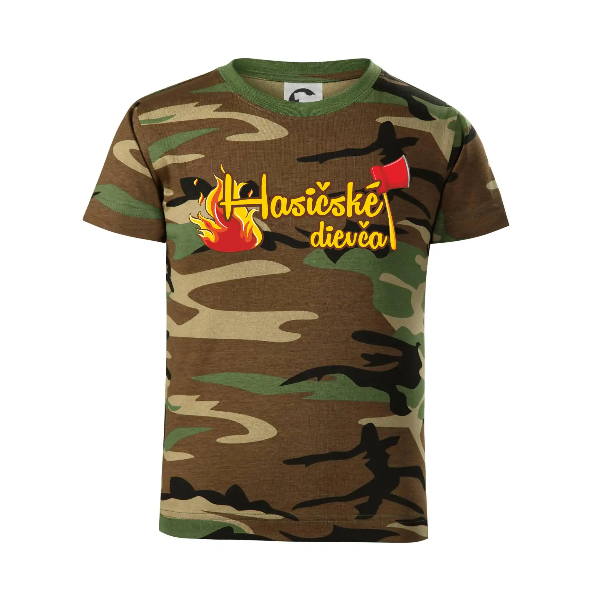 Hasičské dievča - oheň a sekera