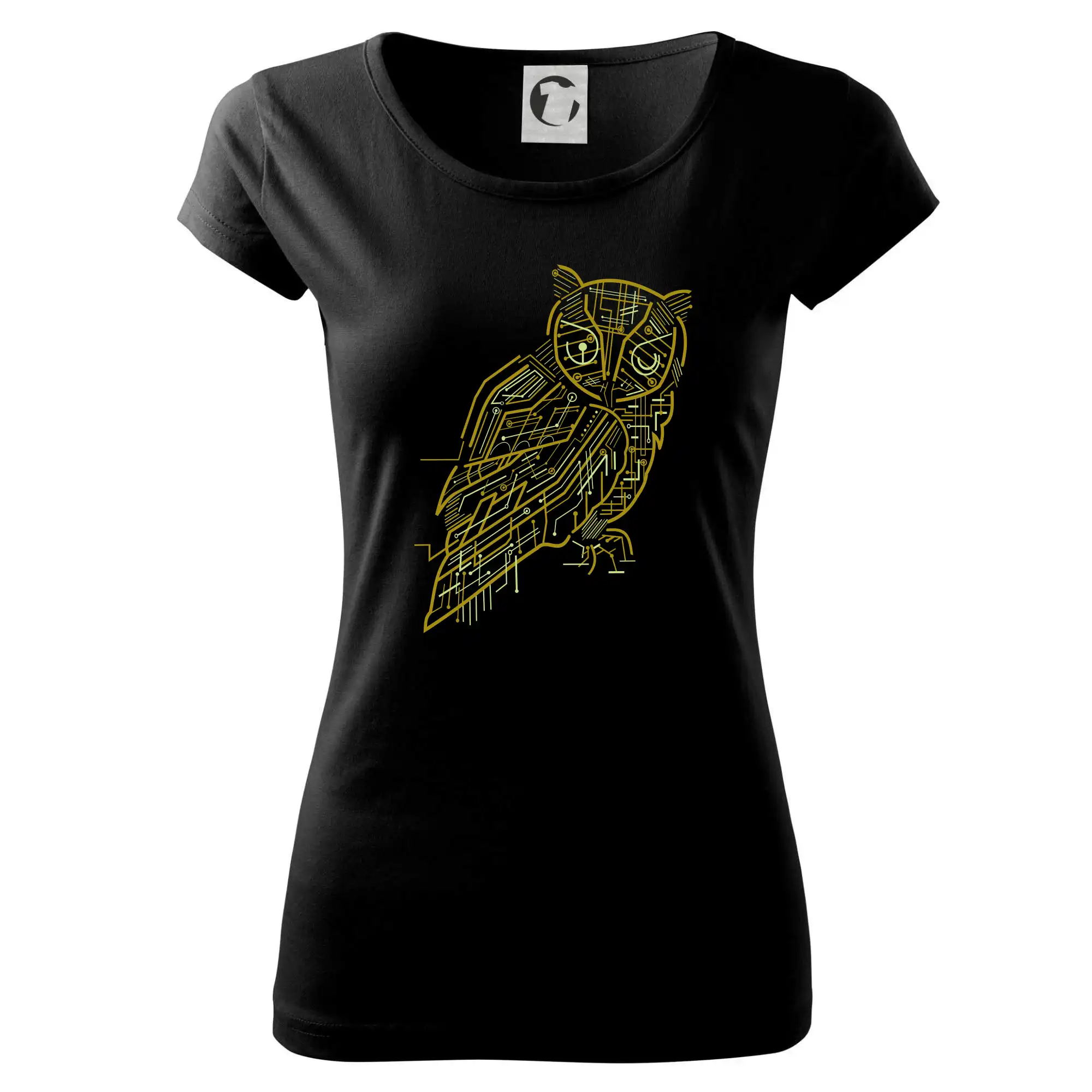 Grafické tričká - Electrical Owl - Dámske tričko Pure
