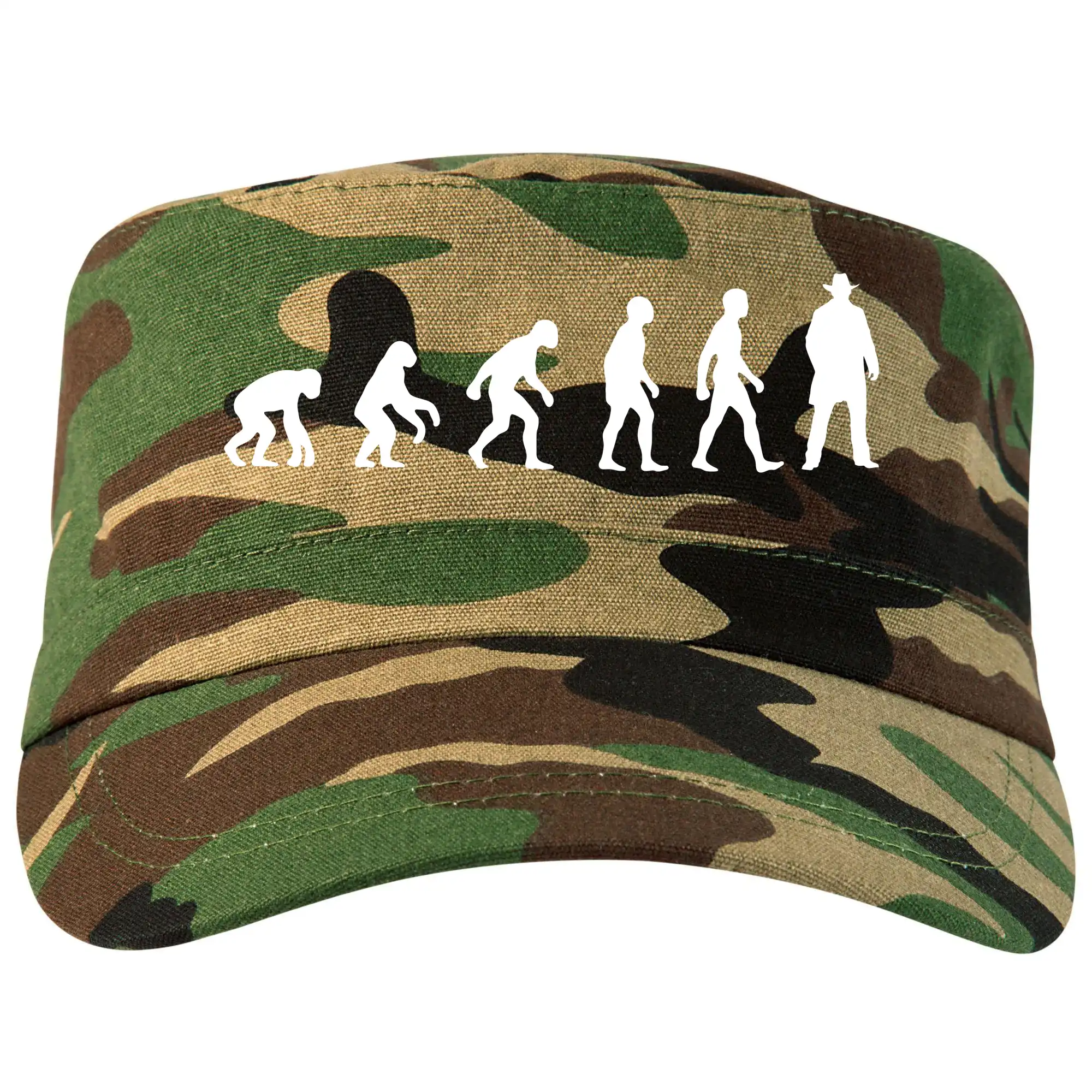 Tričká s koňmi - Evolúcia cowboy - Šiltovka CAMO