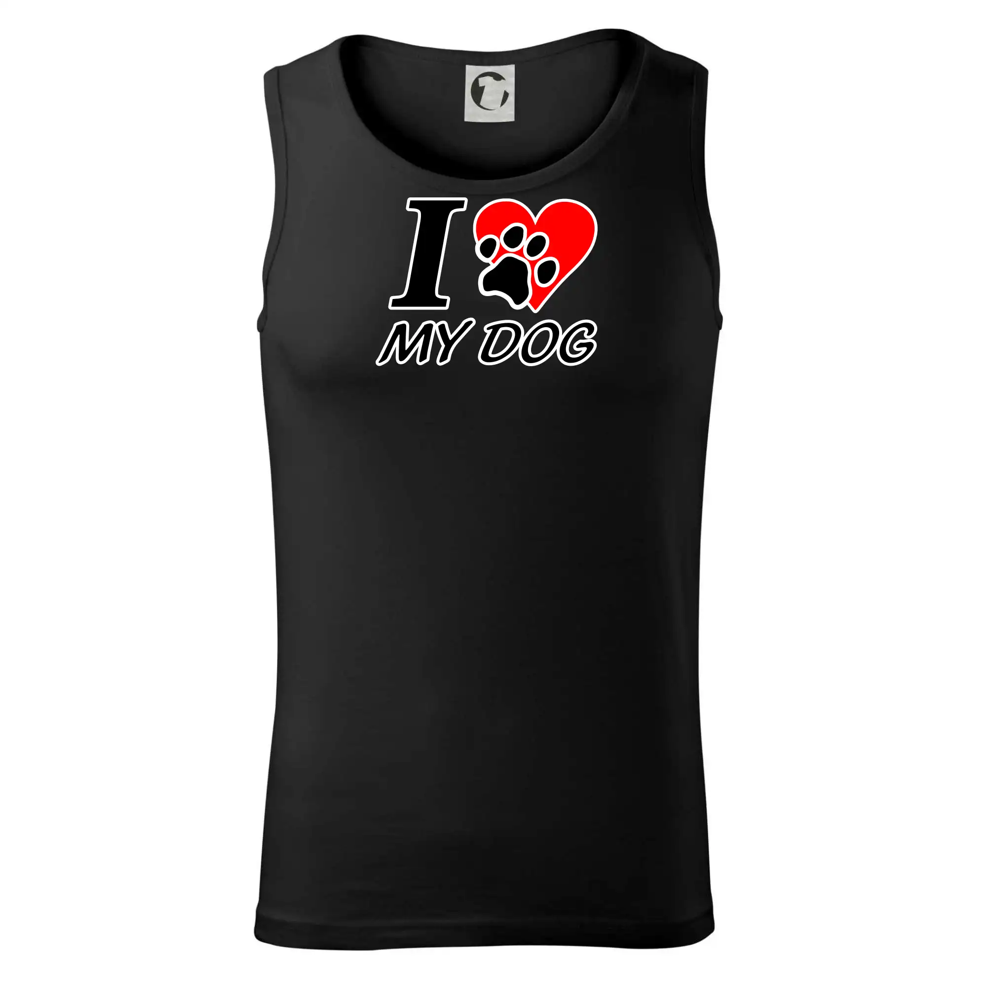 I love my dog - nápis