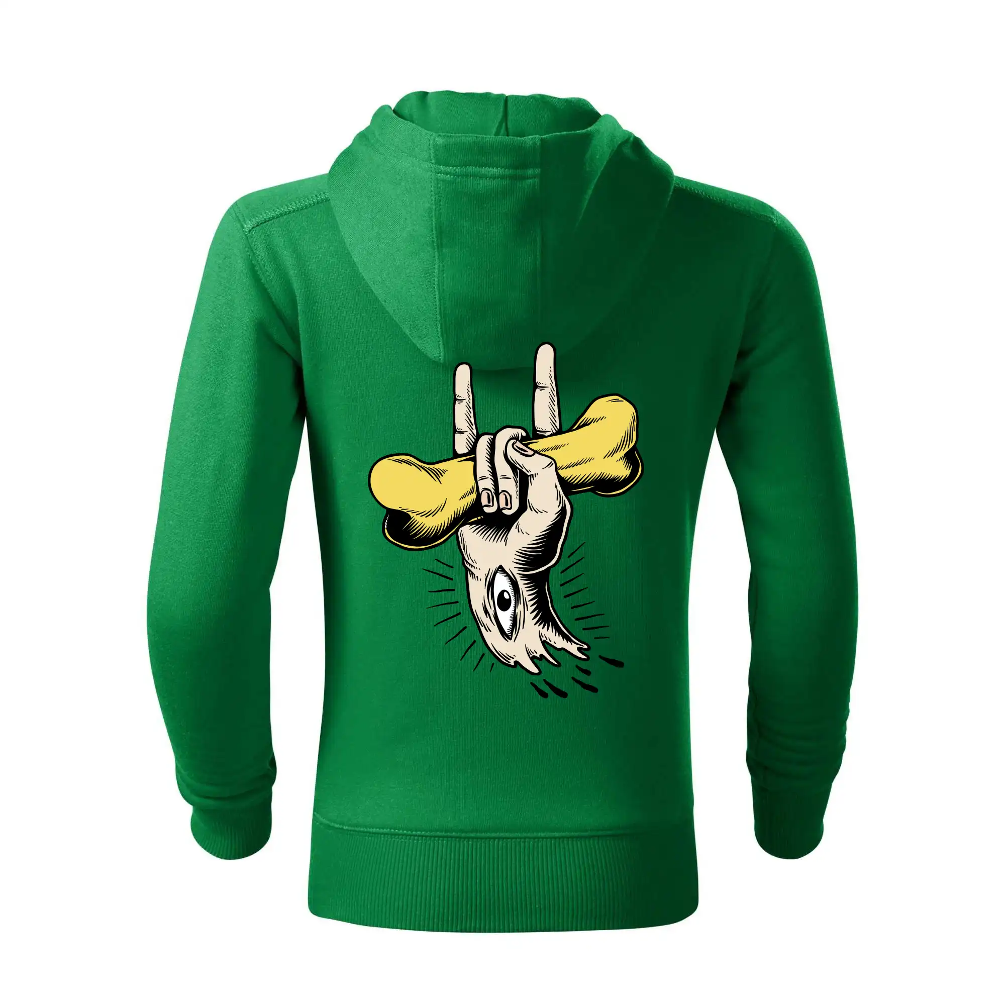 Rocková ruka kost a oko