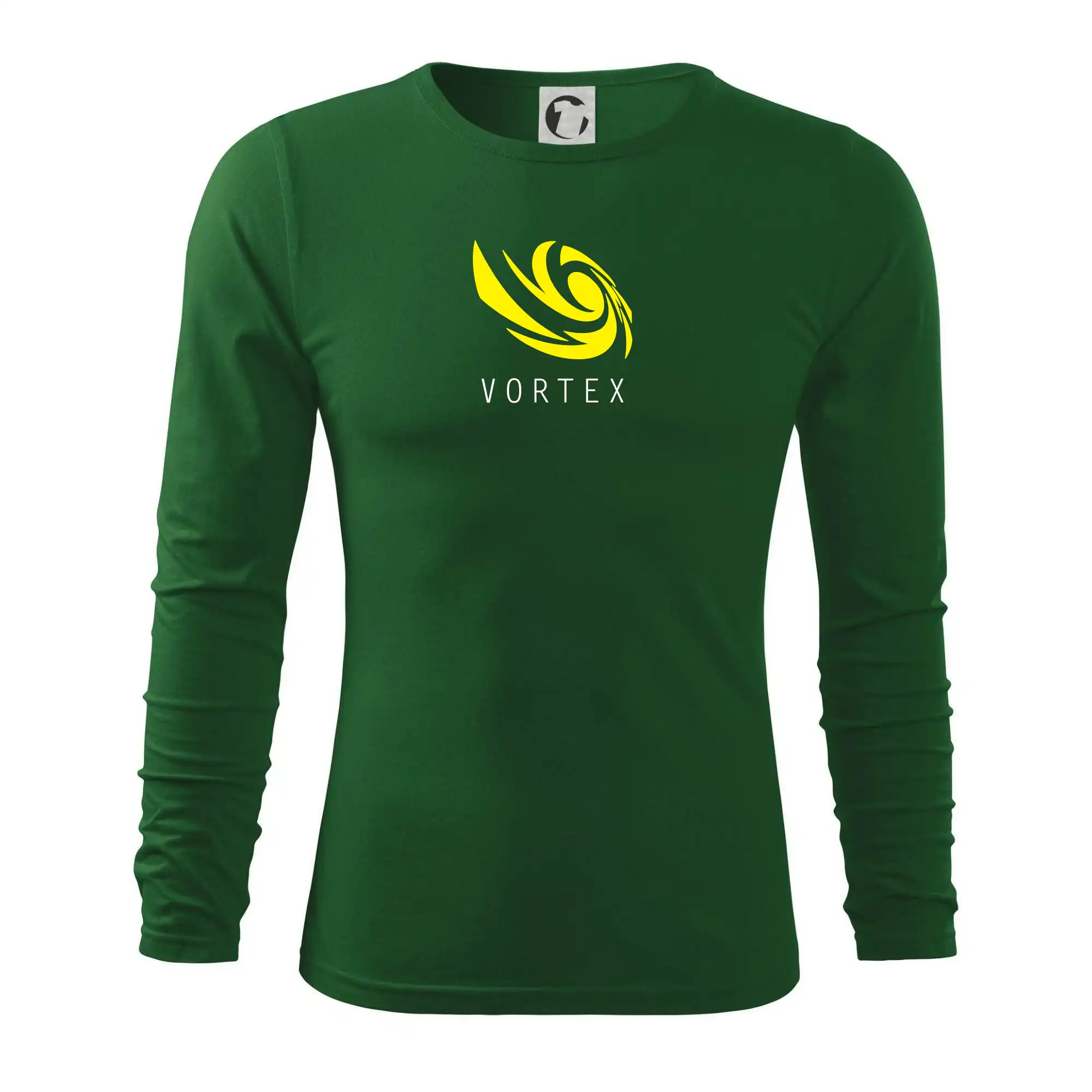 Tričká, mikiny a šiltovky pre Youtubery - Vortex logo farebné - Tričko s dlhým rukávom FIT-T long sleeve