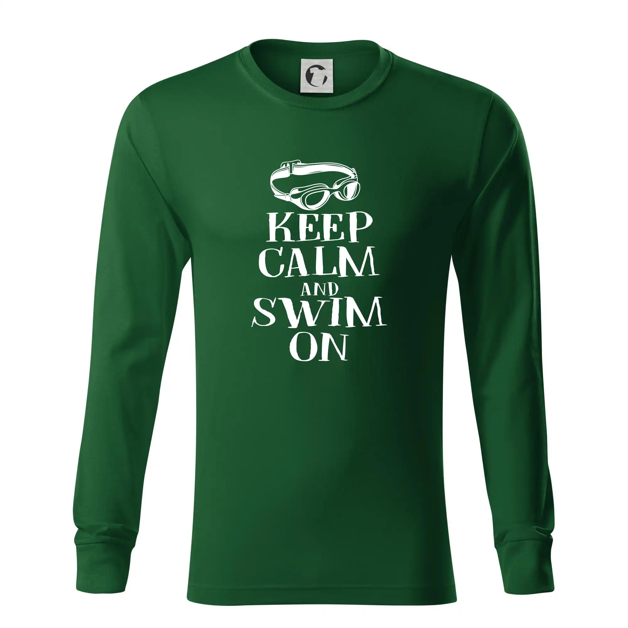 Keep calm and swim on