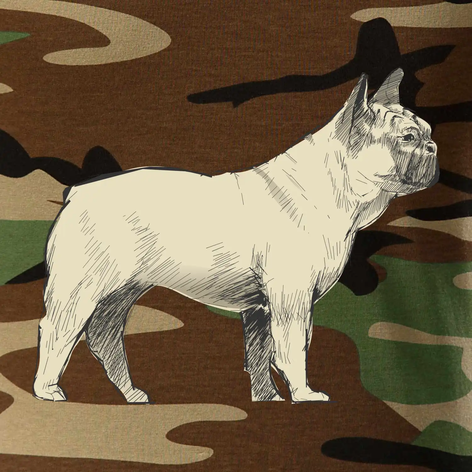 Vintage French bulldog