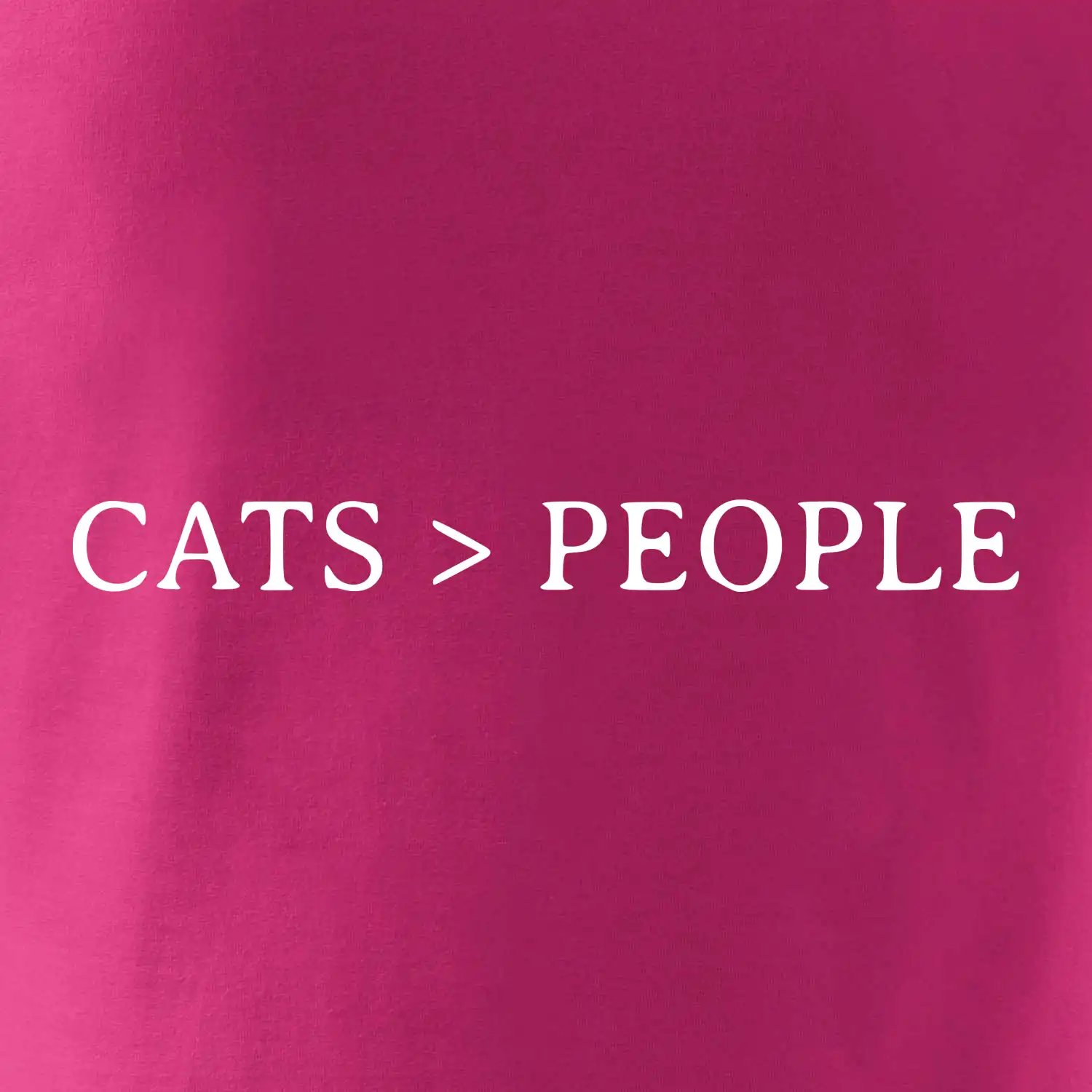 Cats > people