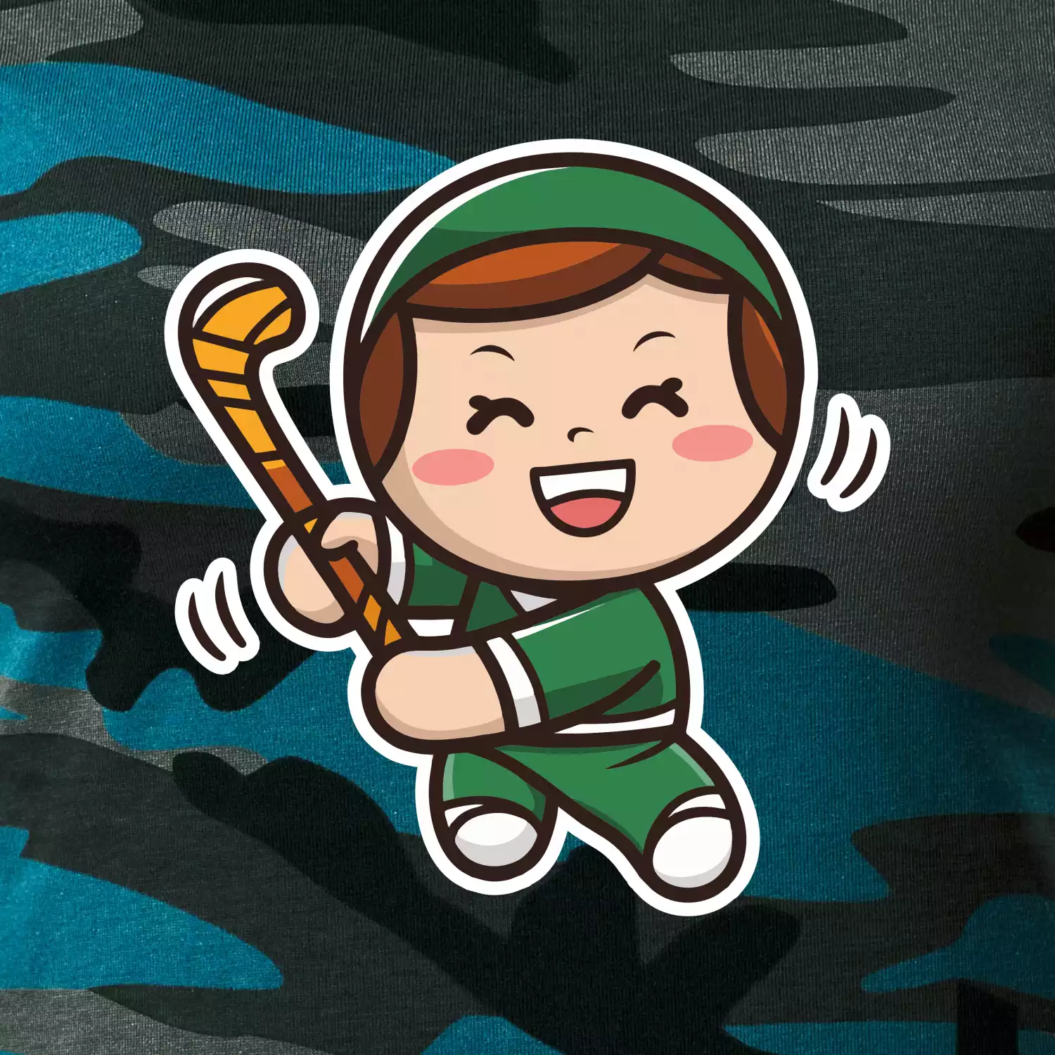 Ikona pozemní hokej holka