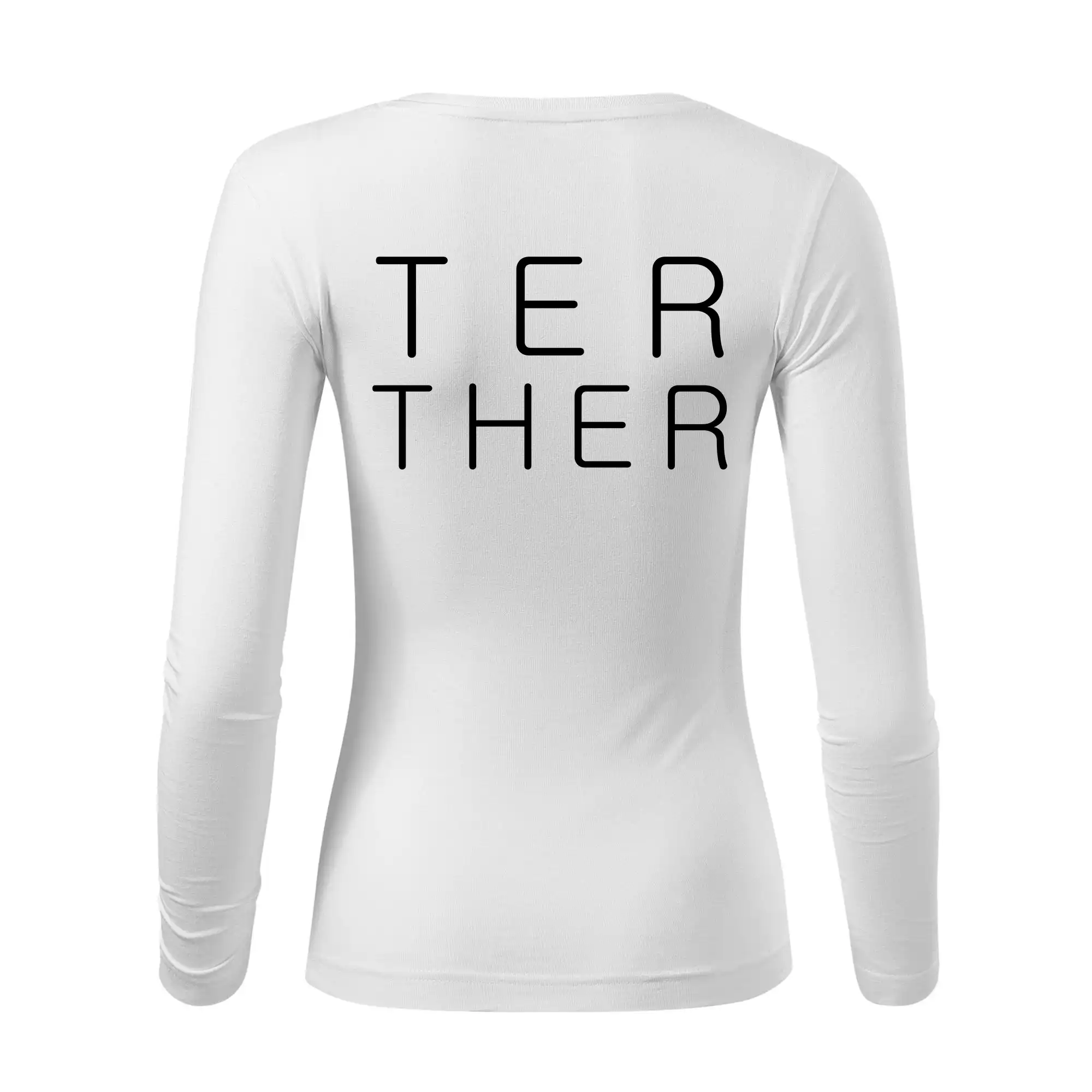 Tričká pre zamilovaných - Together - Dámske tričko FIT-T LS - zužené